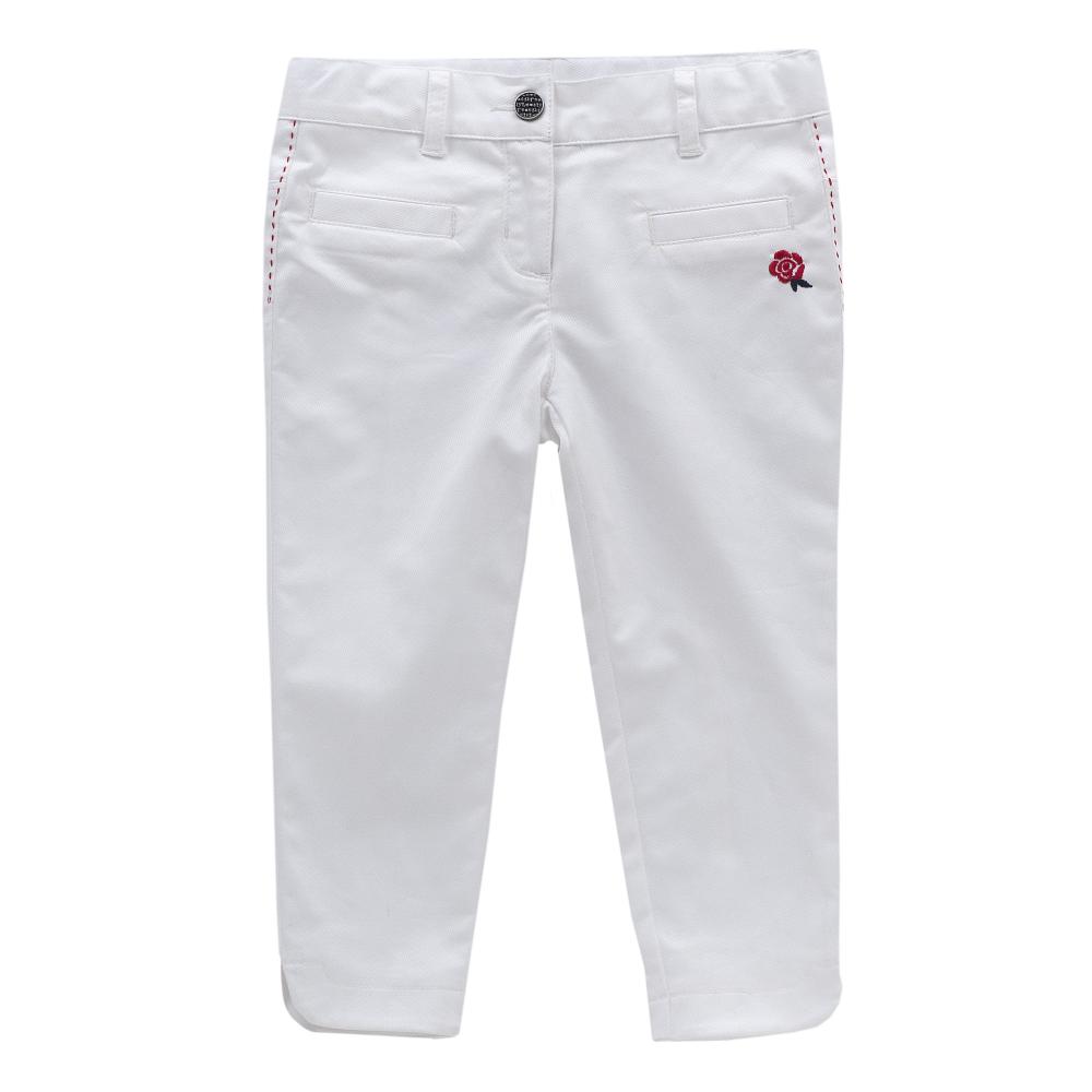 Pantaloni Chicco, 3 sferturi, alb, fetite, 24084