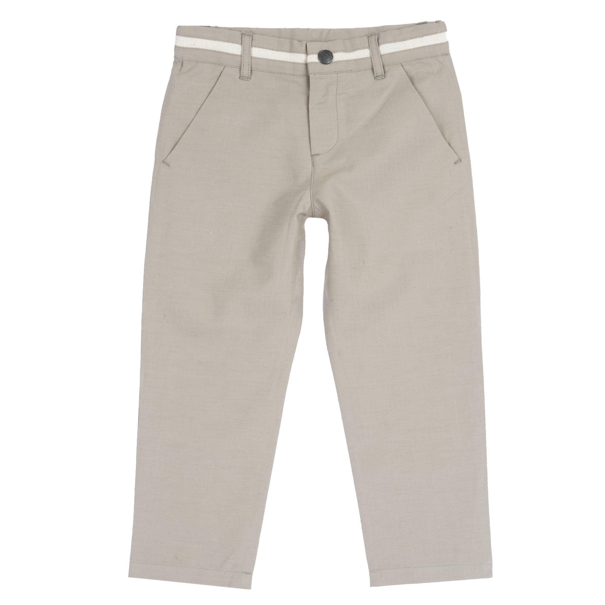 Pantaloni copii Chicco, bej cu model, 07988-68MC