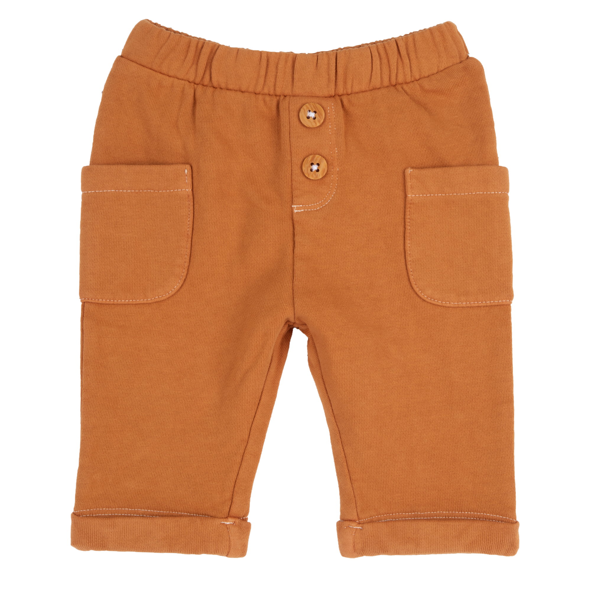 Pantaloni copii Chicco, galben cu model, 07756-67MFCO