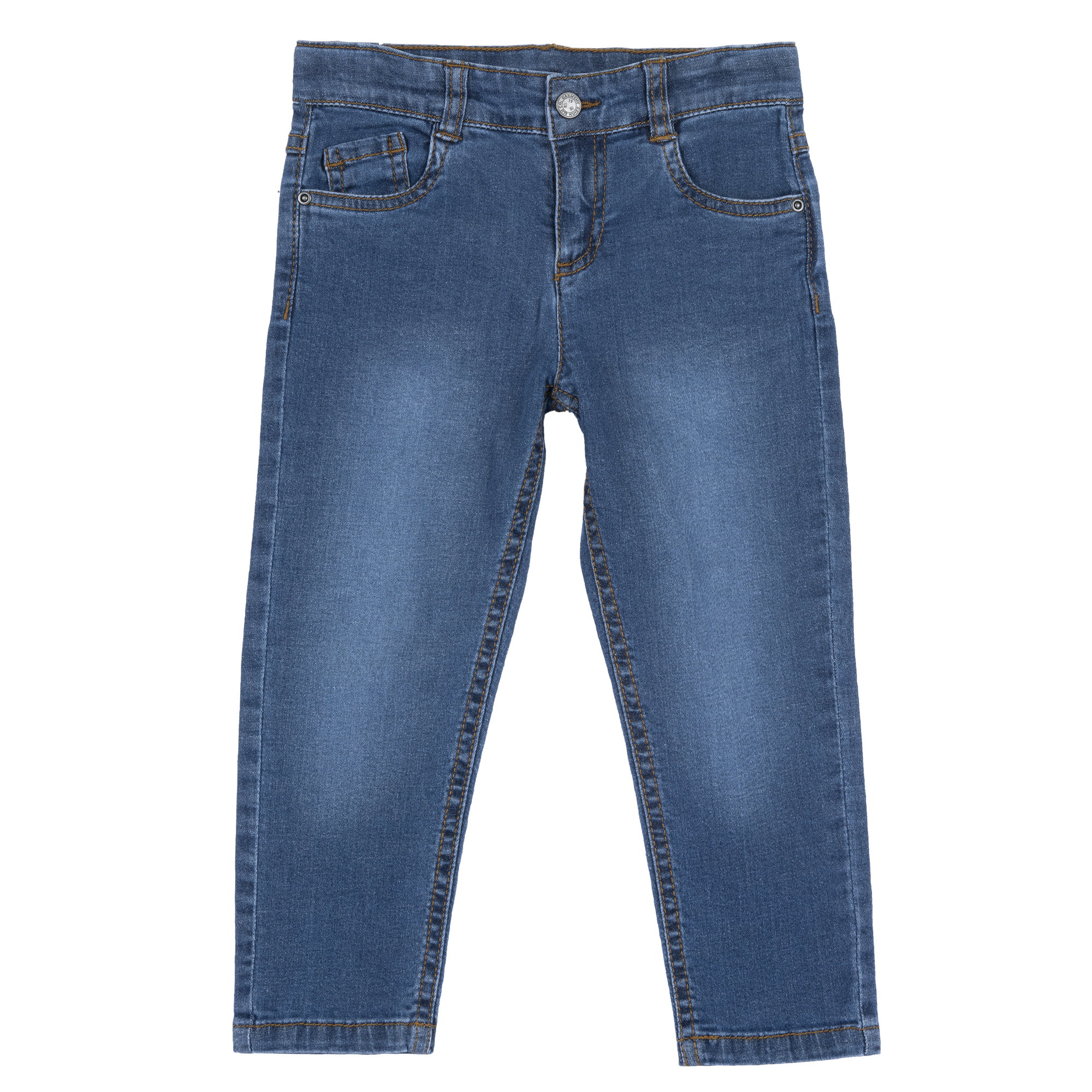 Pantaloni copii Chicco stretch, albastru inchis, 16838-68MC