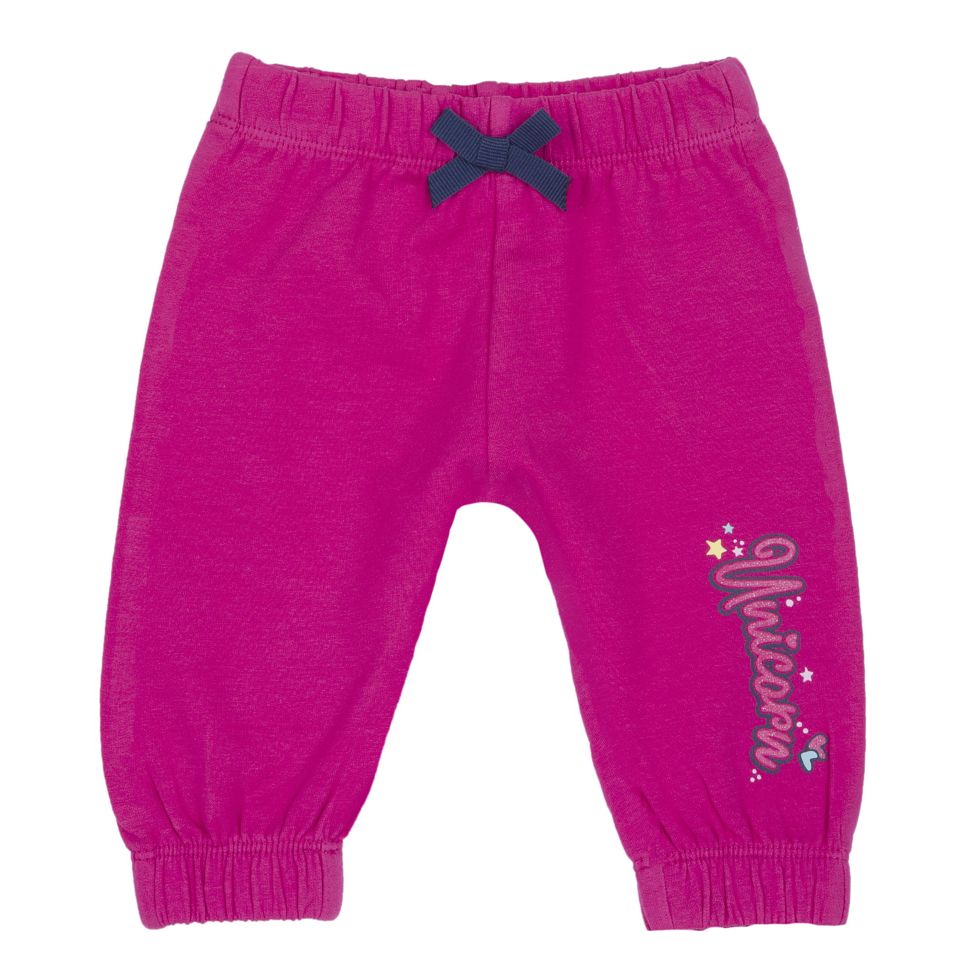 Pantaloni de trening Chicco pentru bebe, Ciclamen cu model, 00009-69MFCO