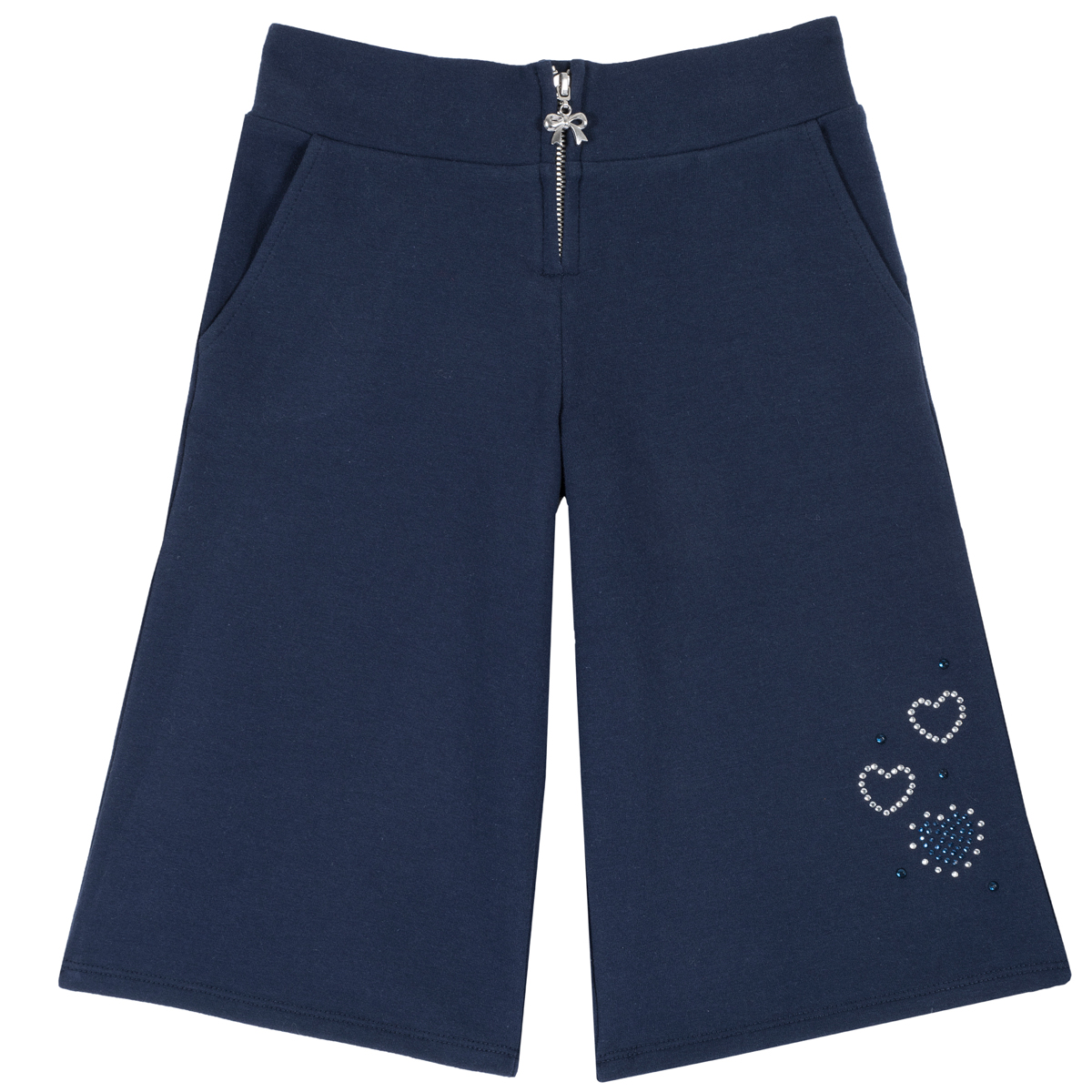 Pantaloni copii trei sferturi Chicco, bleumarin, 08080