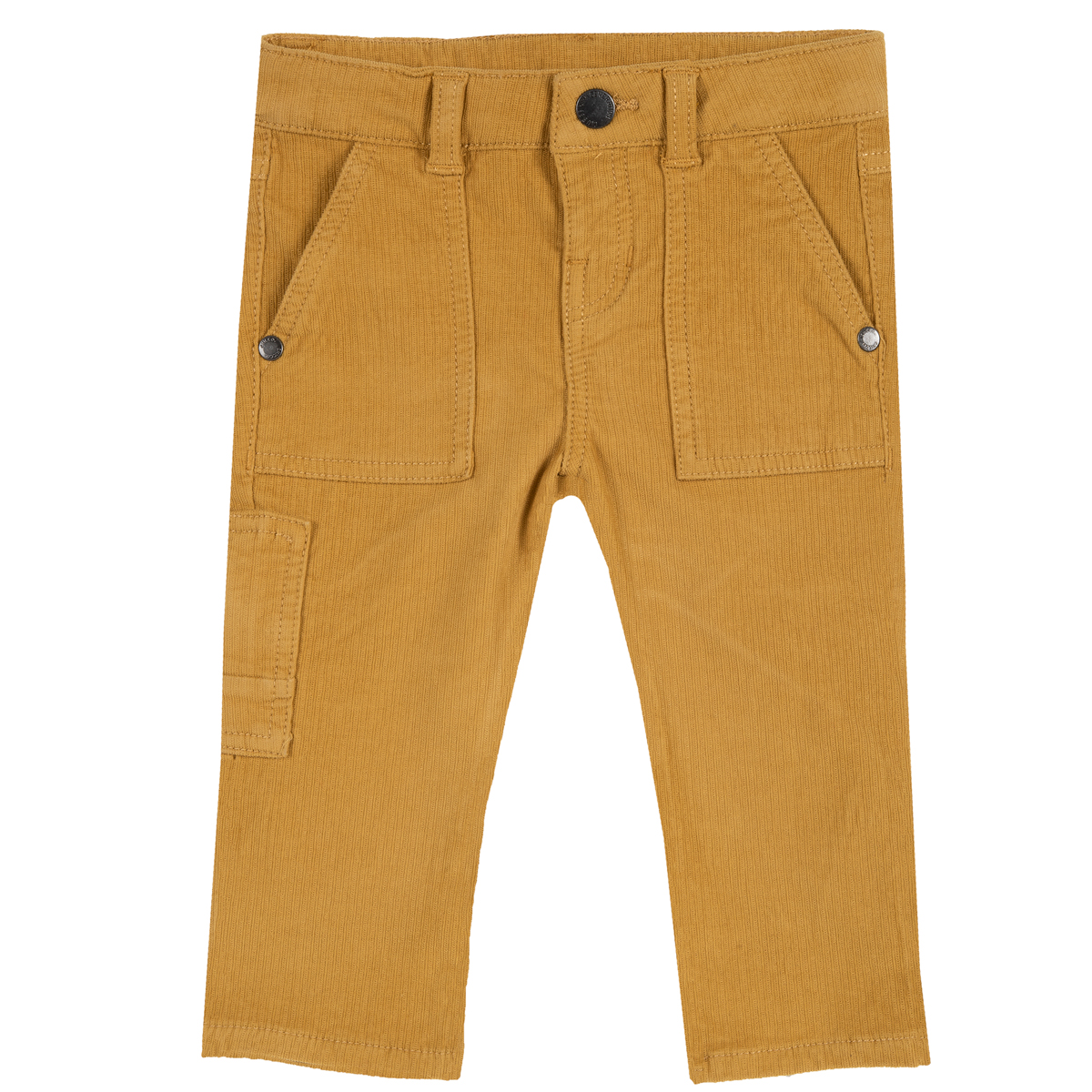 Pantalon lung copii Chicco, buzunare, galben, 08257 CHICCO