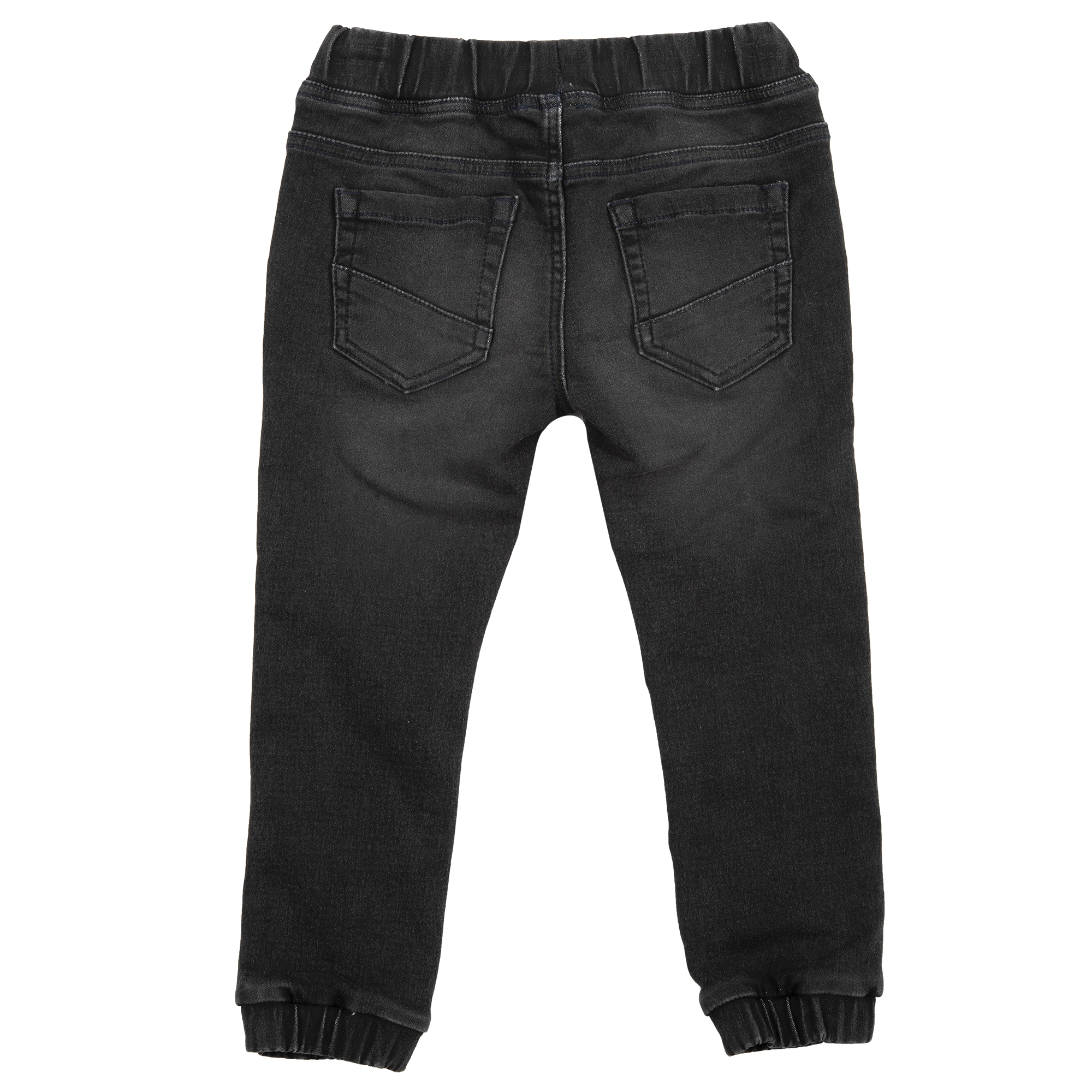 Pantalon lung copii, denim negru, 08320