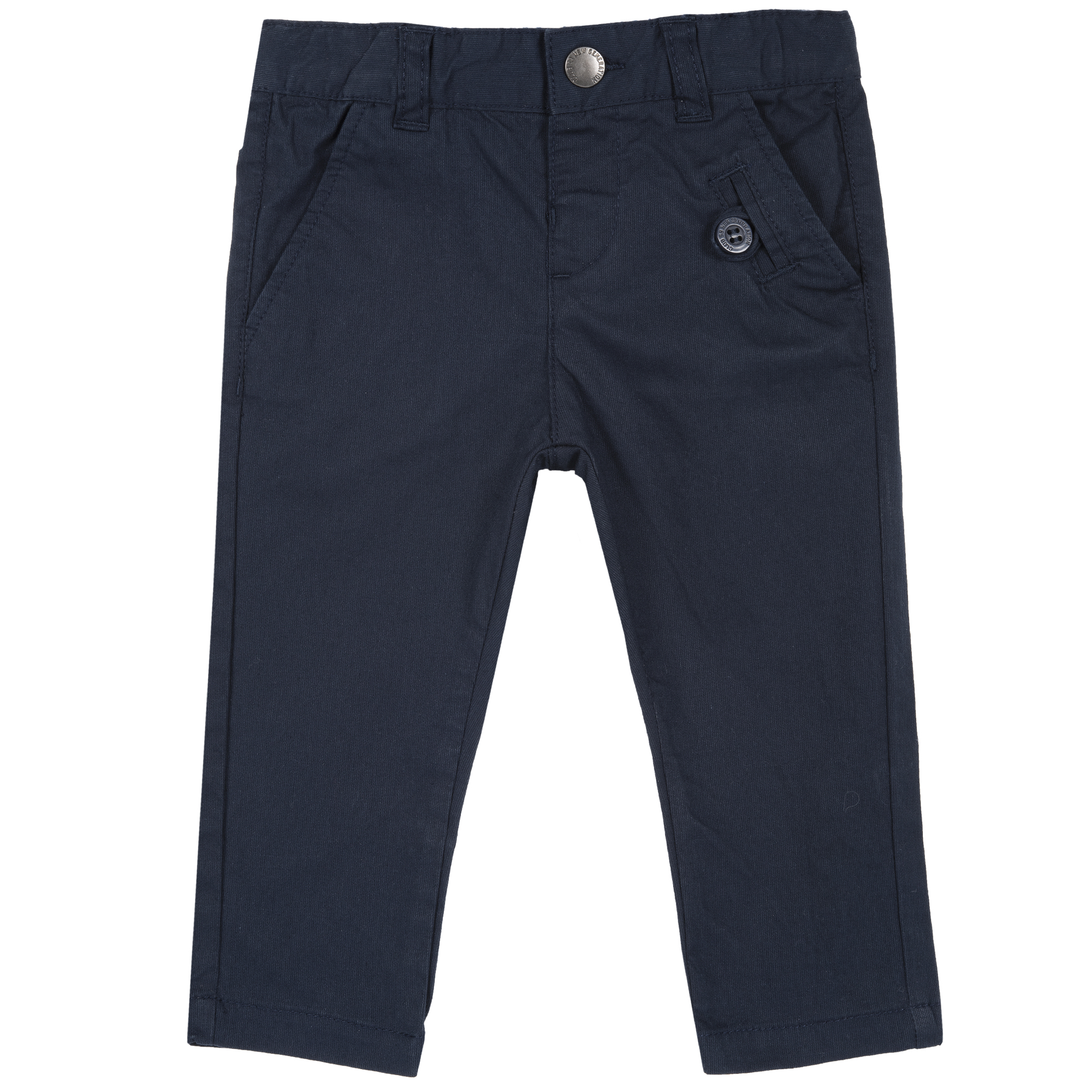 Pantaloni copii Chicco, lung si elastic, albastru, 08137