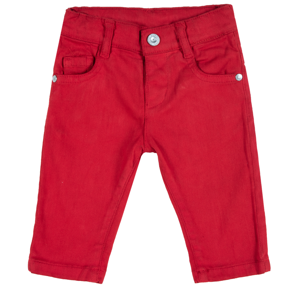 Pantalon lung copii Chicco, regular fit, rosu, 08227