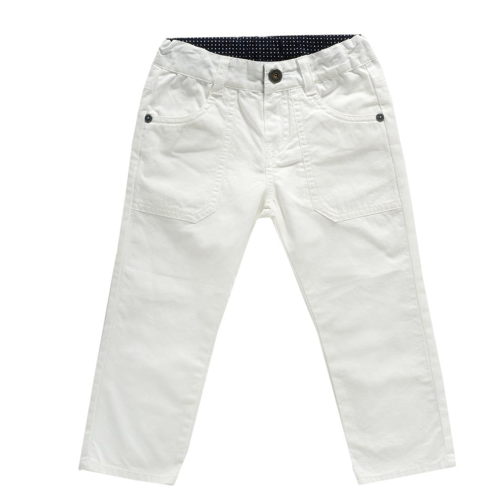 Pantaloni lungi Chicco, baieti, white, 24085