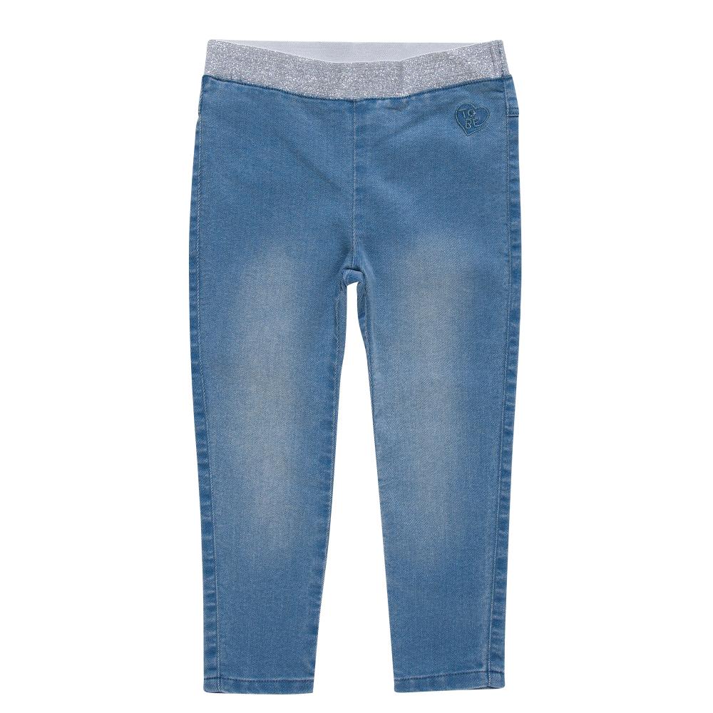 Pantaloni lungi Chico denim fetite, medium blue, 24055