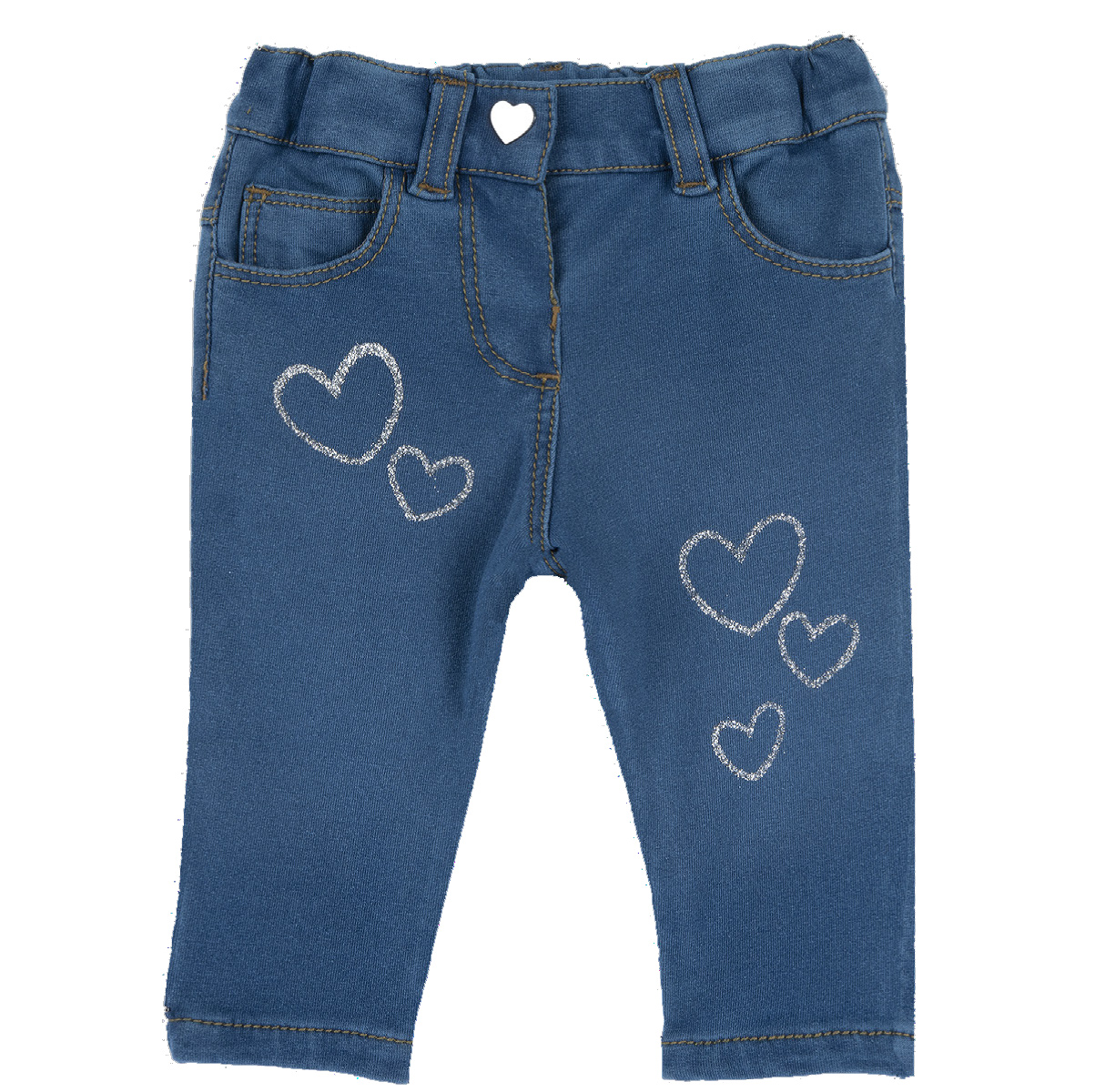 Pantaloni lungi copii Chicco, albastru, 08408 CHICCO