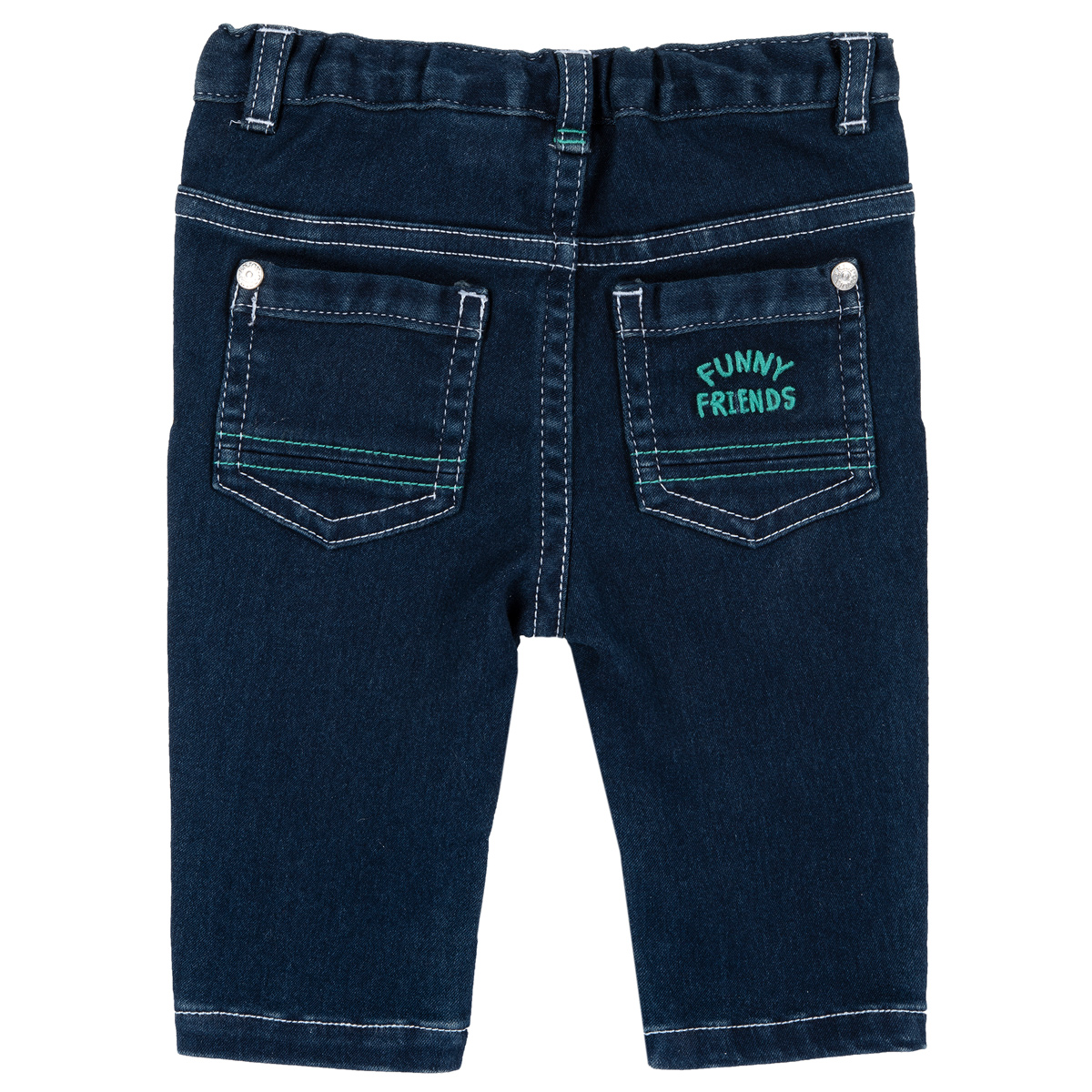 Pantaloni lungi copii Chicco, denim, 08114 08114 imagine noua
