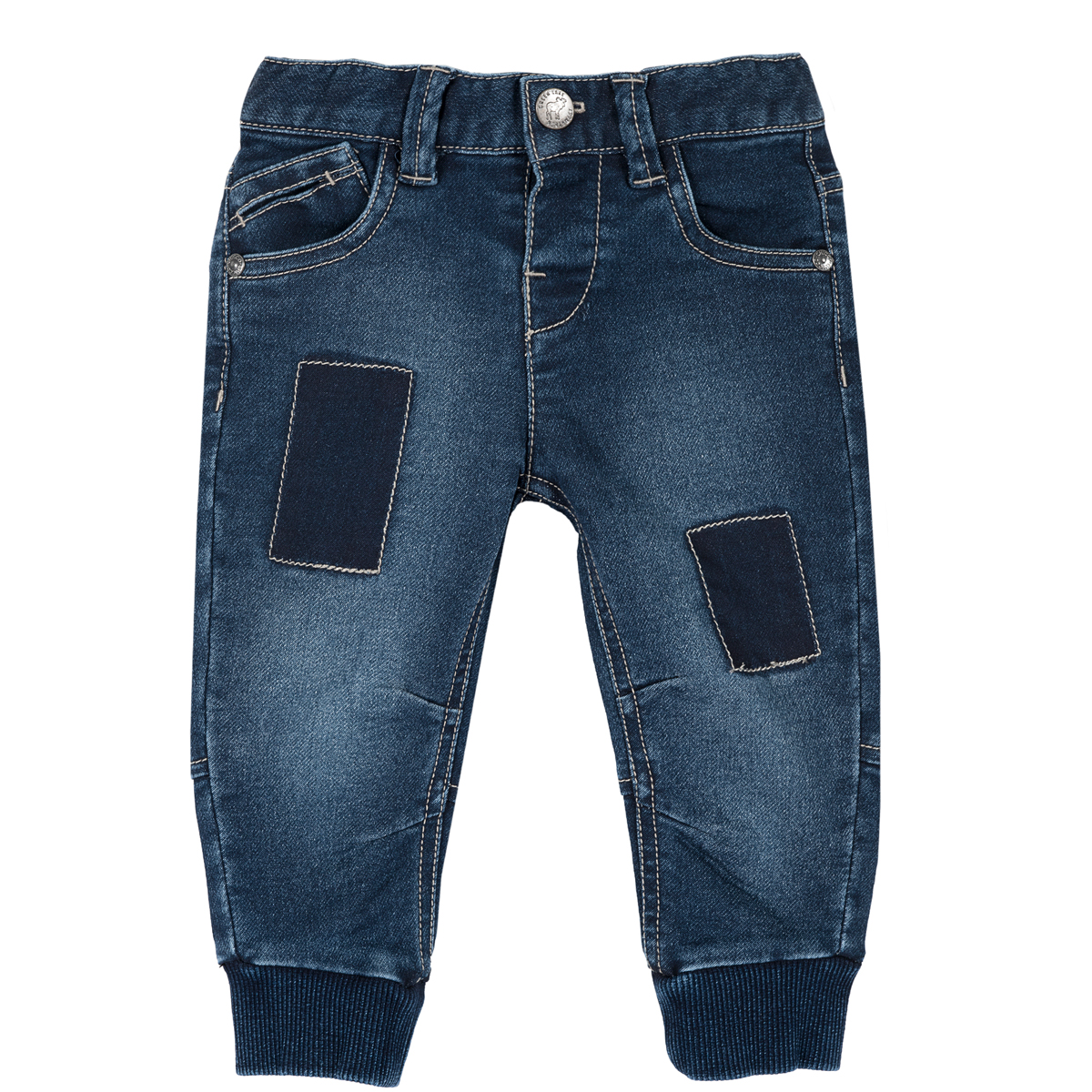 Pantalon lung copii Chicco, denim stretch, 08025