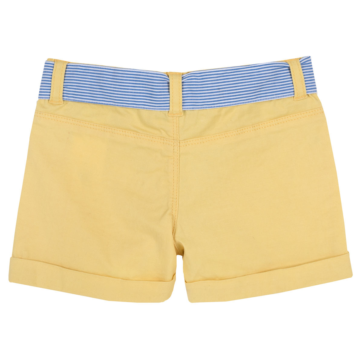 Pantaloni copii scurti Chicco, galben deschis, 52776