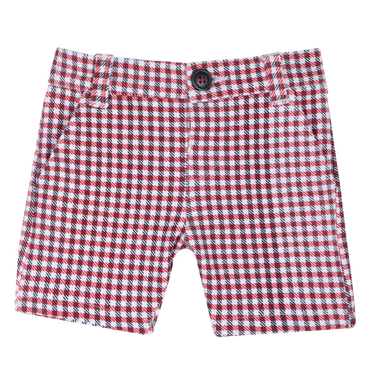 Pantalon scurt pentru copii, Chicco, rosu cu alb, 52865 52865 imagine noua