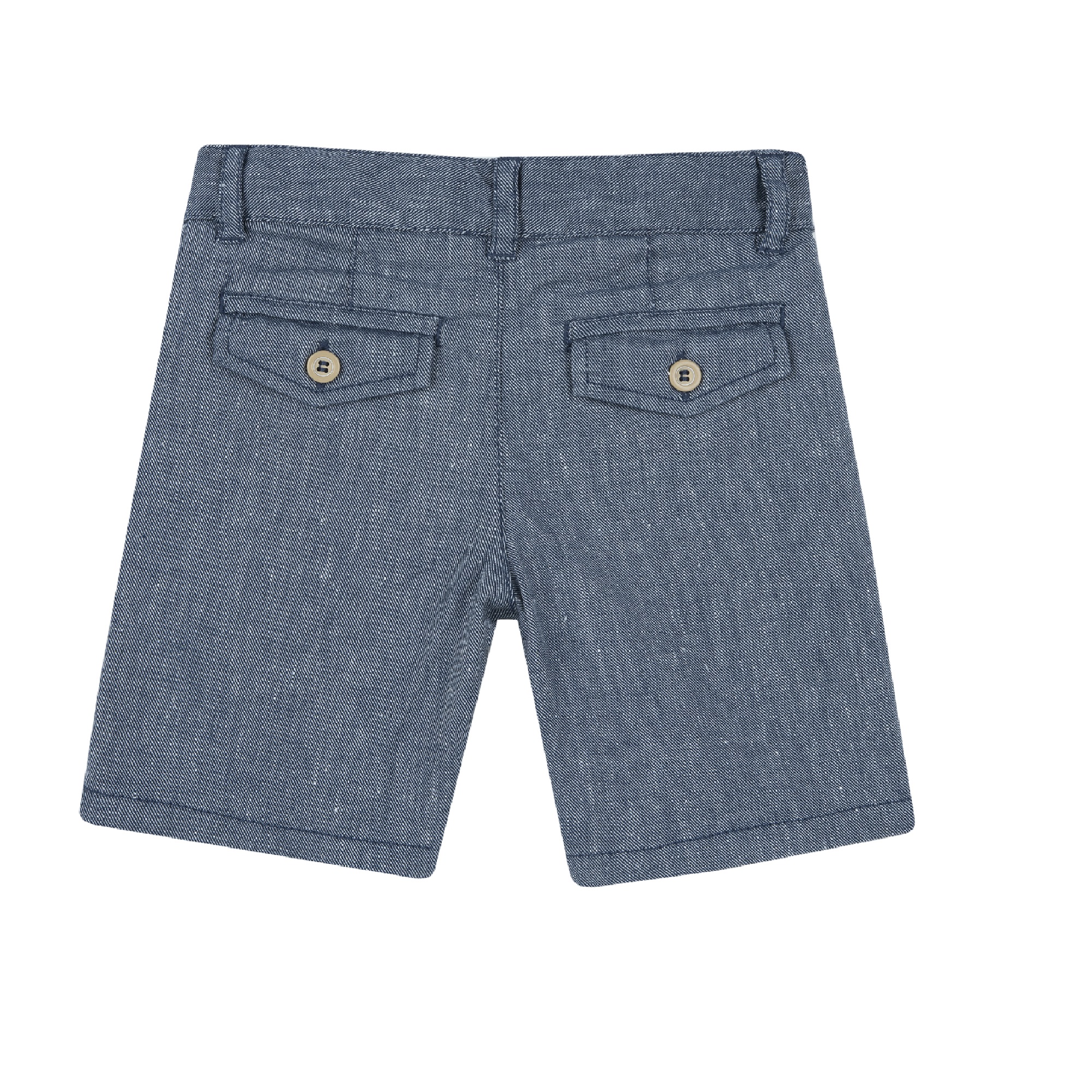 Pantaloni scurti copii Chicco din in, albastru, 00483 (in imagine noua responsabilitatesociala.ro