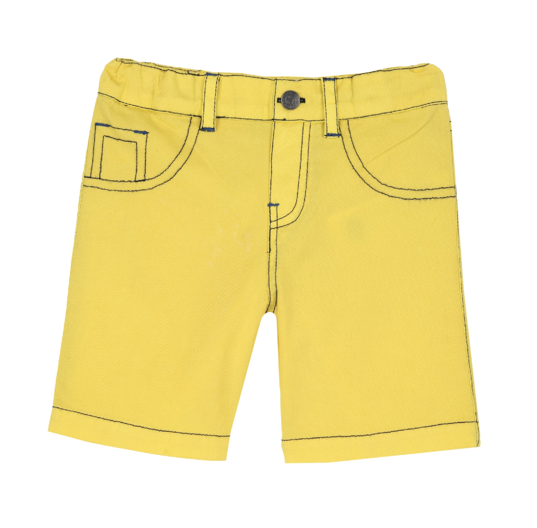 Pantaloni scurti copii Chicco Twill, galben, 00568-64MC Pantaloni copii