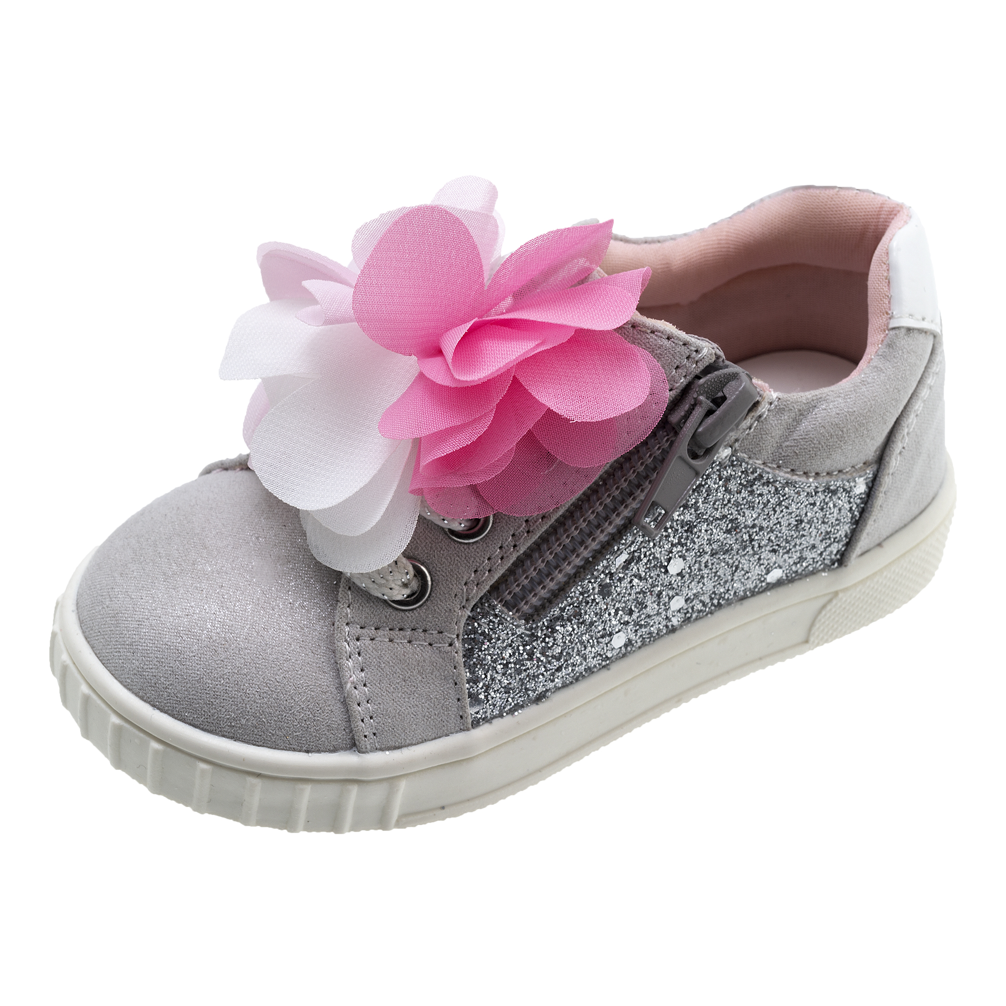 Pantofi copii Chicco Carmen, gri cu roz, 63611 CHICCO imagine noua