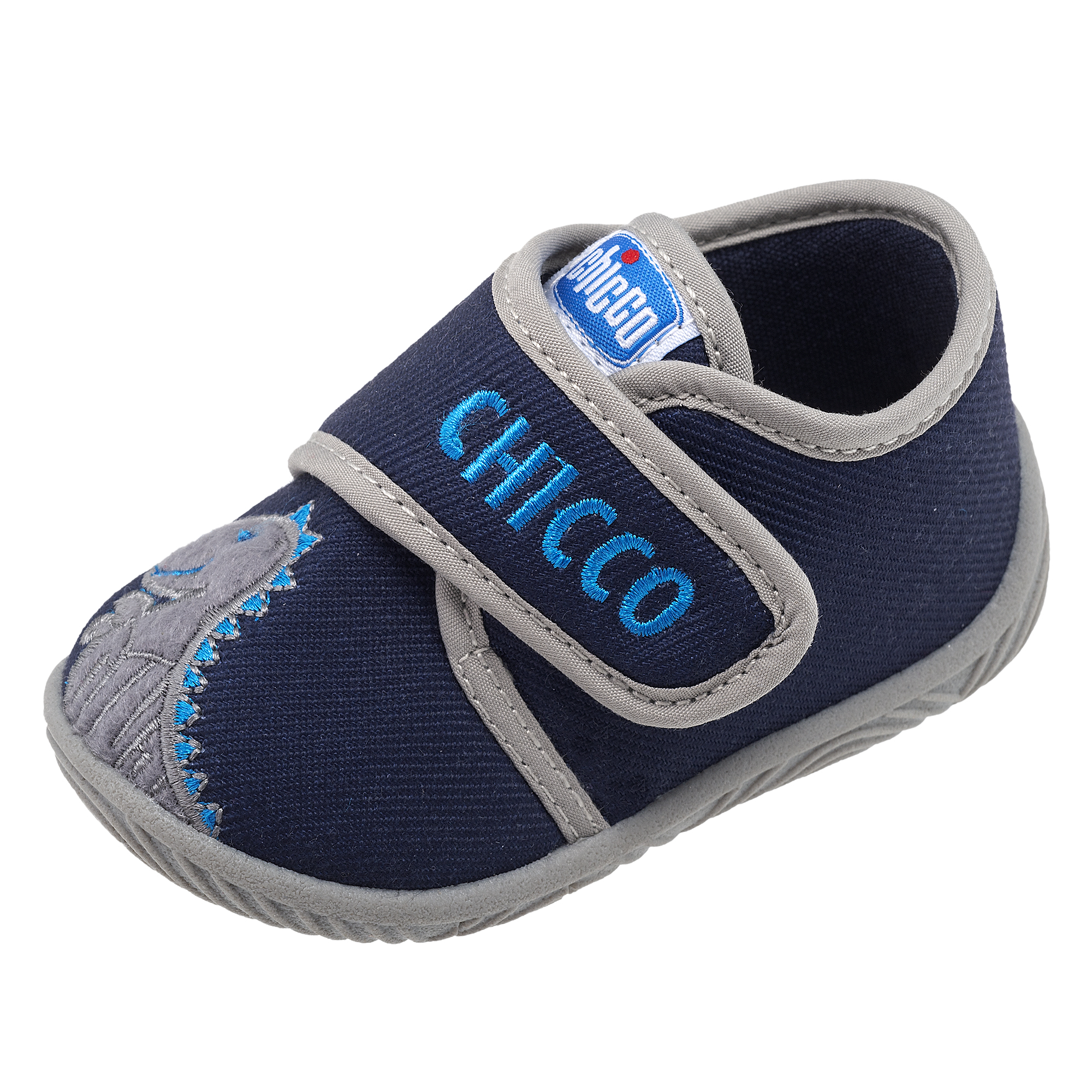 Pantofi casa copii Chicco Taro, 66171-61P, Albastru CHICCO