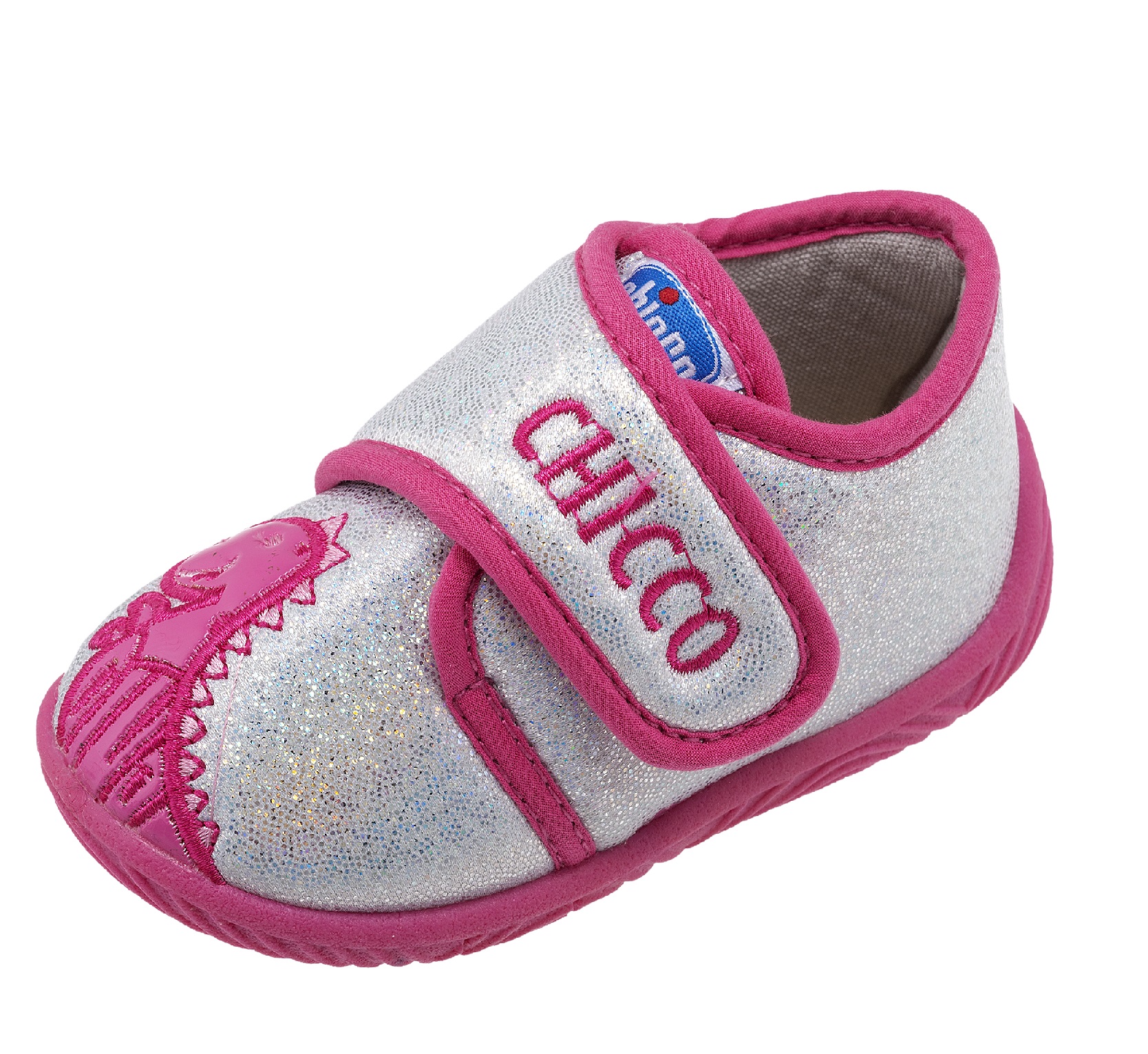 Pantofi casa copii Chicco Taro, 66171-61P, Argintiu Chicco imagine noua responsabilitatesociala.ro