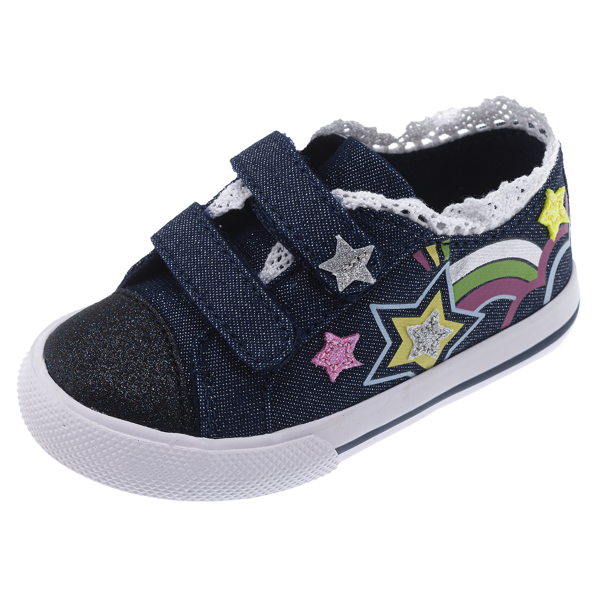 Pantofi copii Chicco Carina, bleumarin cu model, 69137-64P