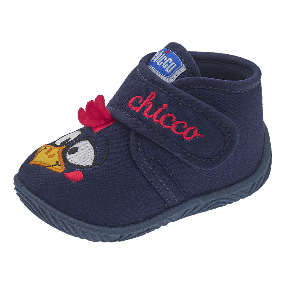 Pantofi de casa pentru copii, Chicco, albastru model, 72087-67P