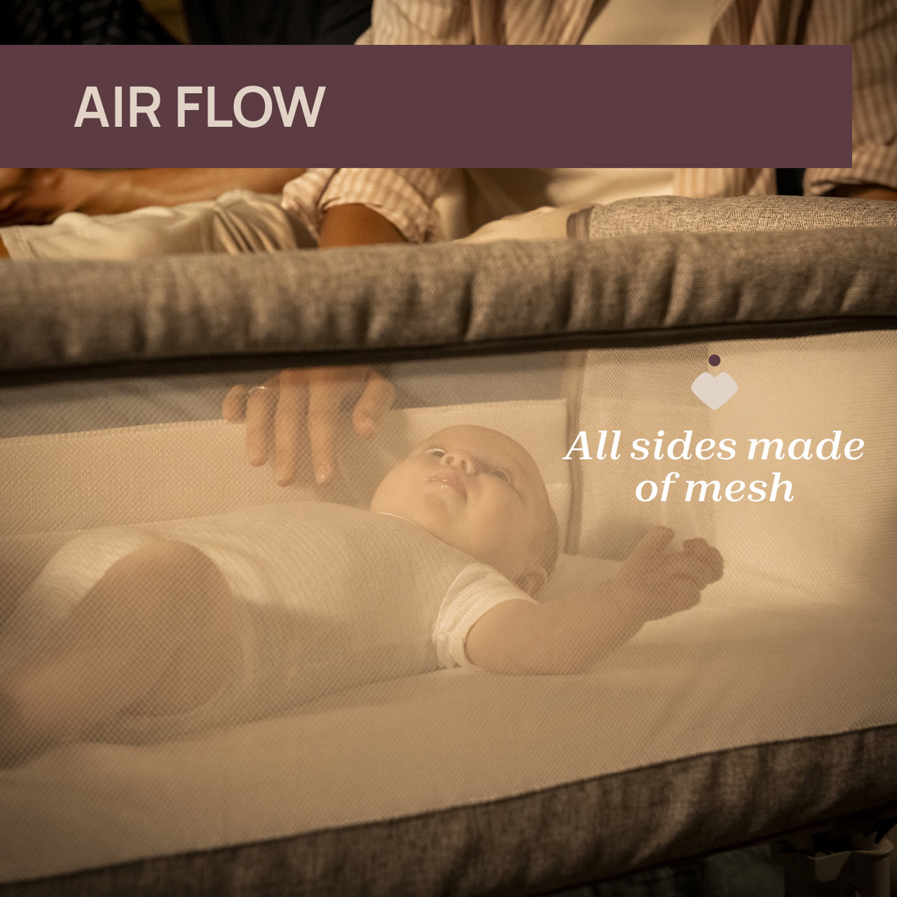 Patut pentru copii co-sleeping Chicco Next2Me Armonia, Steel (Gri