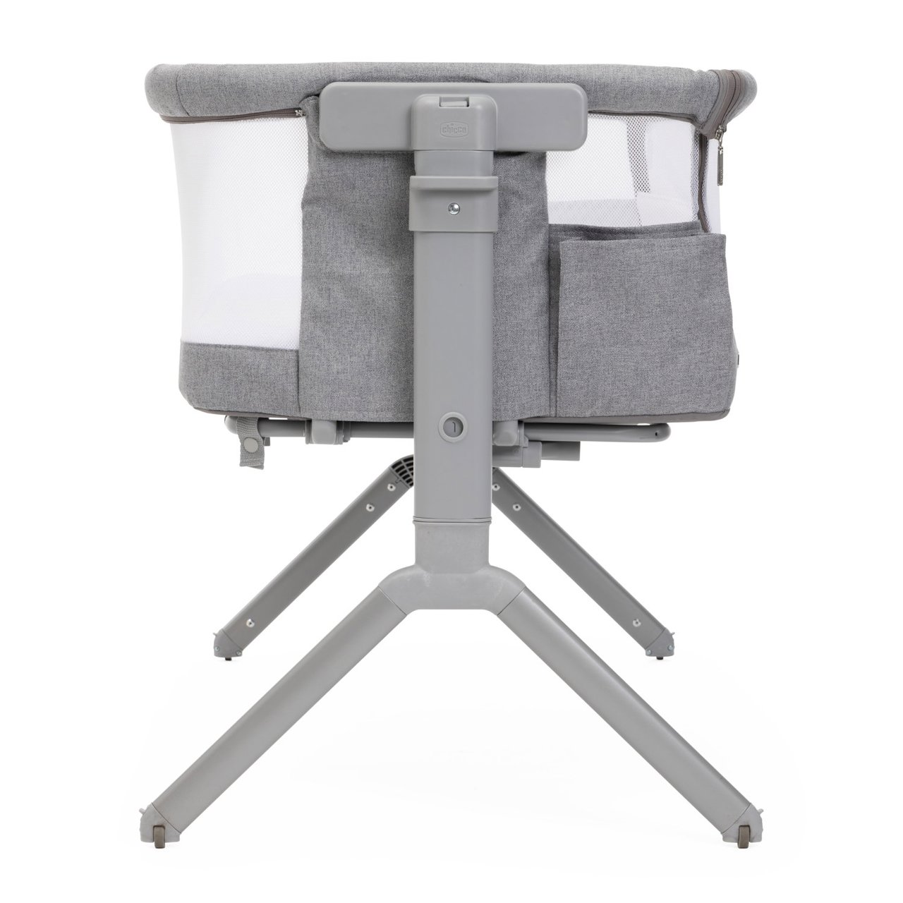 Patut pentru copii co-sleeping Chicco Next2Me Armonia, Steel (Gri