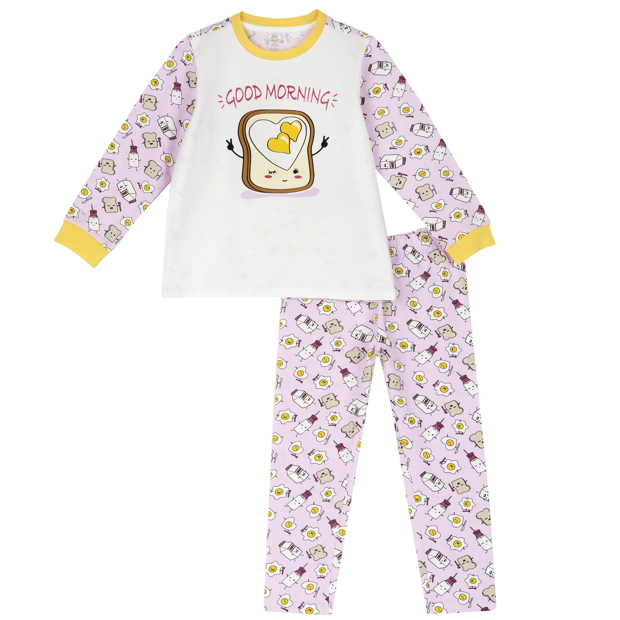Pijama Copii Chicco, Alb 2, 31469-66mc
