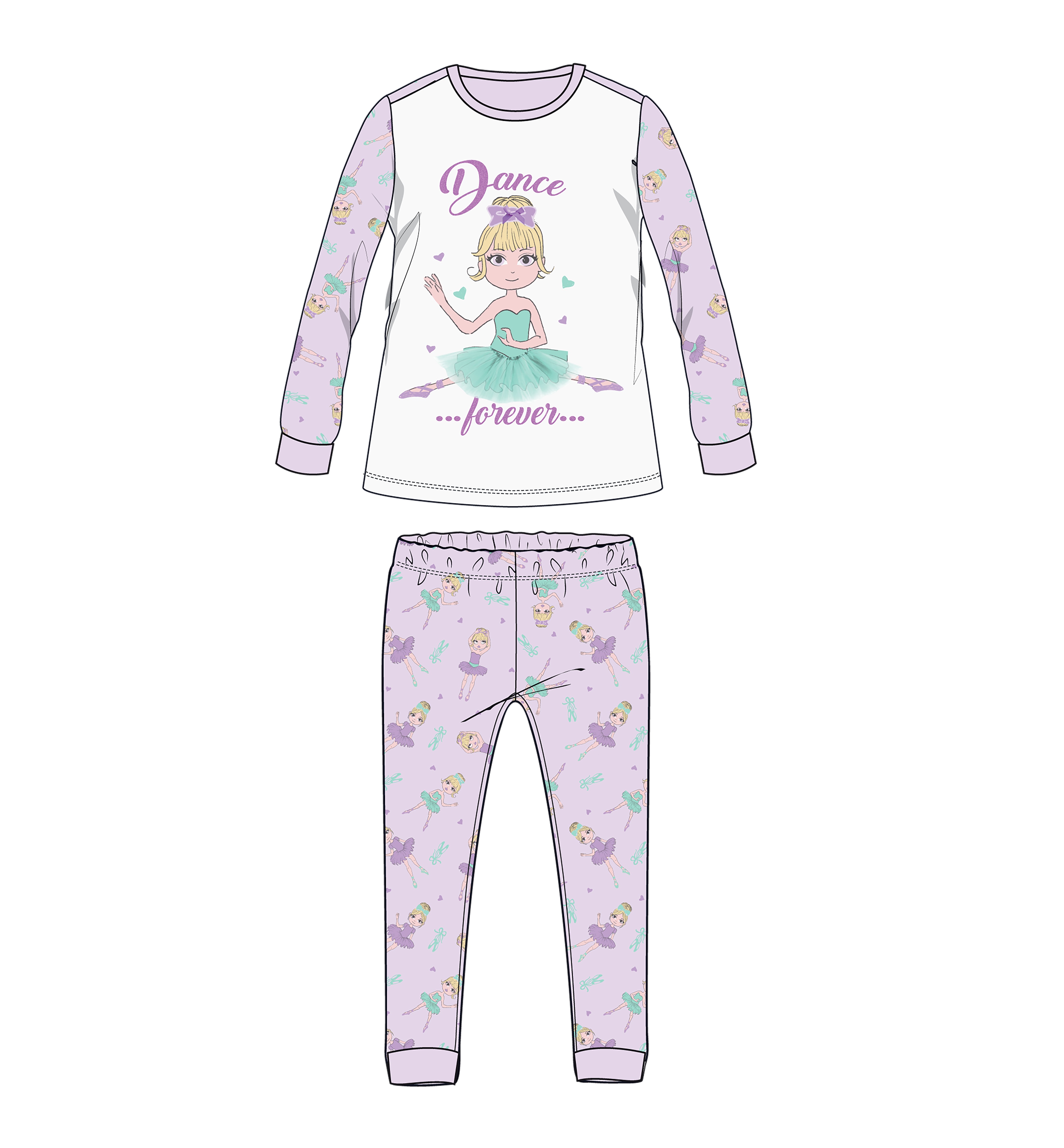Pijama copii Chicco, argintiu, 31391 CHICCO