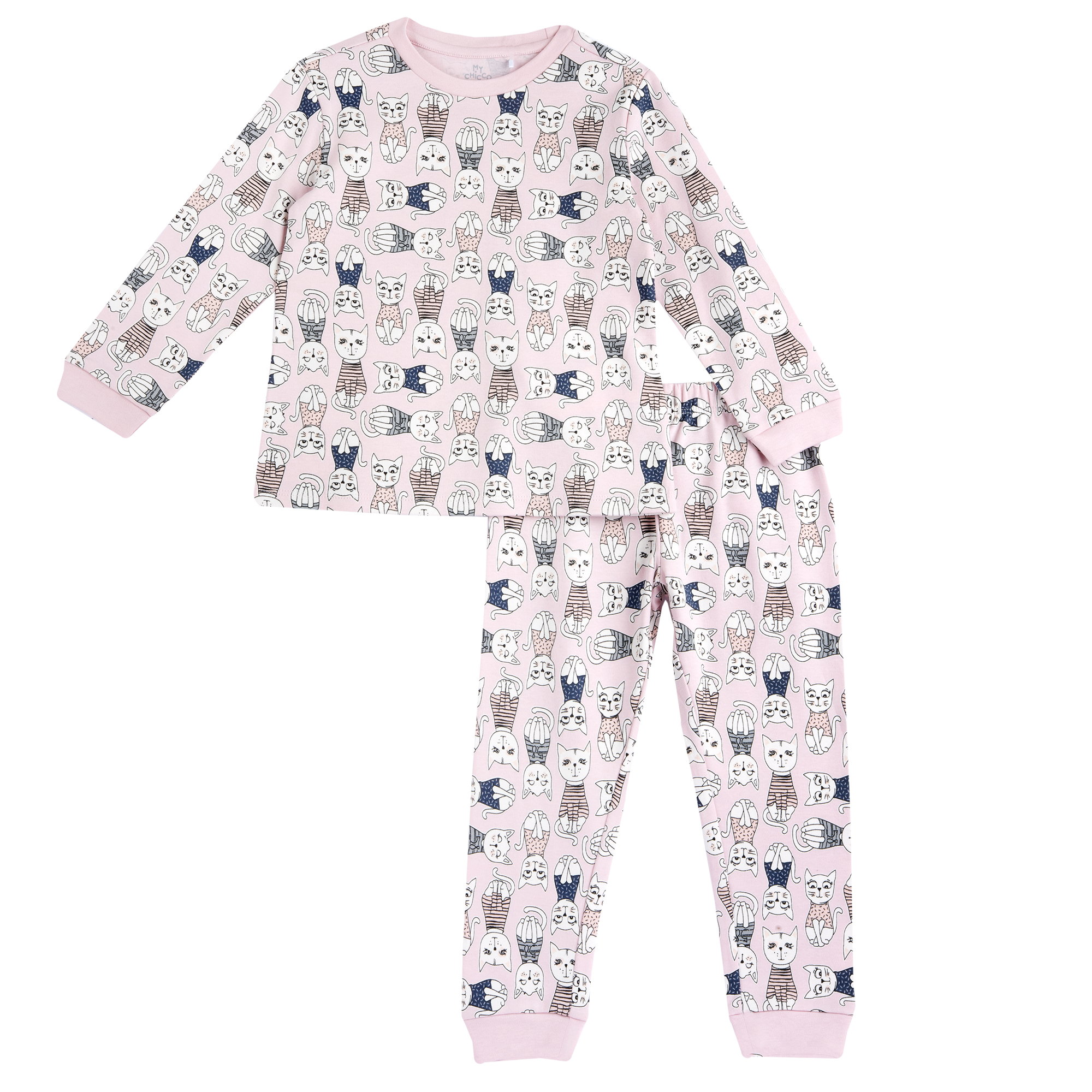 Pijama copii Chicco, ciclamen, 31488-67MC