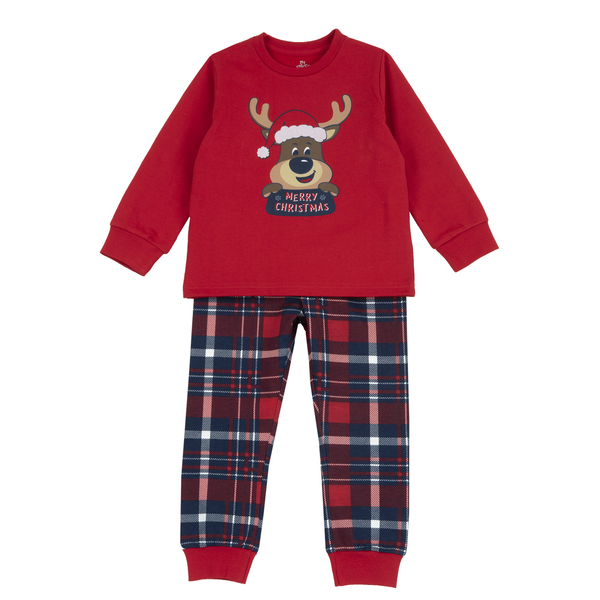Pijama copii Chicco pentru Craciun, Rosu, 02936-71MC
