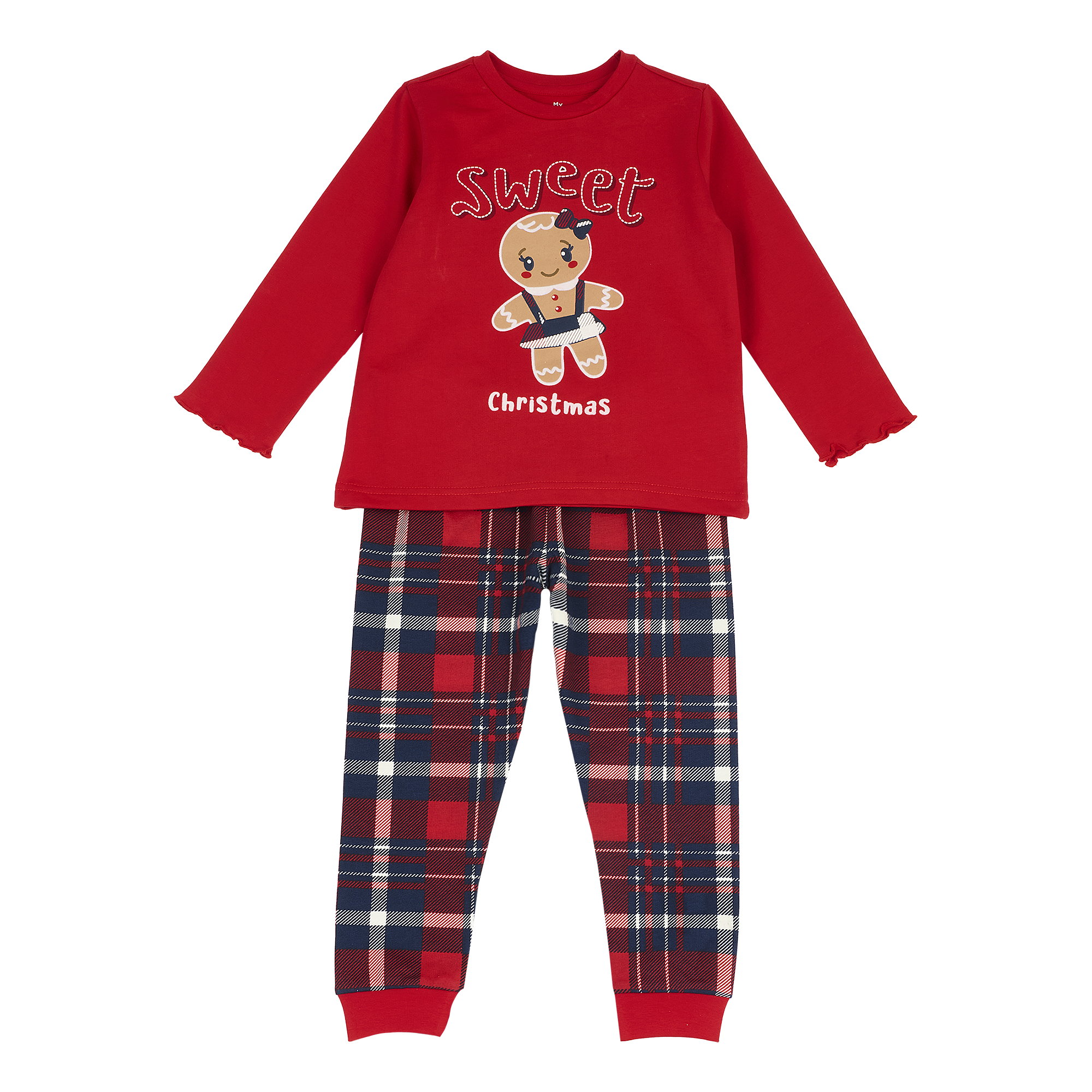 Pijama copii Chicco pentru Craciun, Rosu, 02954-71MC
