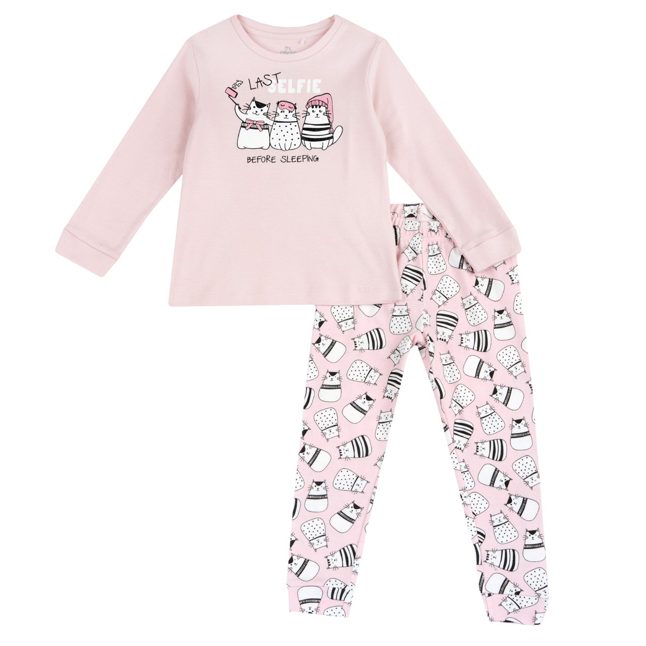 Pijama copii Chicco, roz, 31448-65MC chicco.ro imagine noua responsabilitatesociala.ro