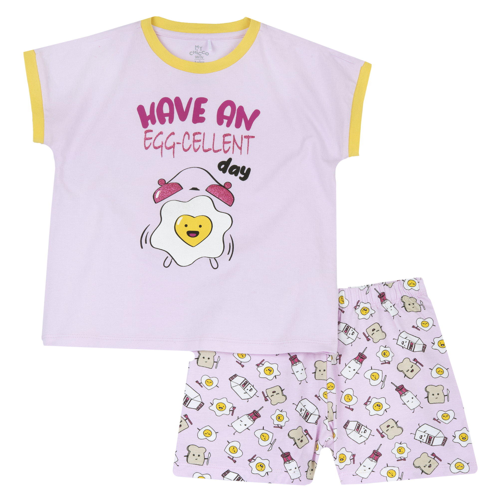 Pijama Copii Chicco, Roz, 35429-66mc