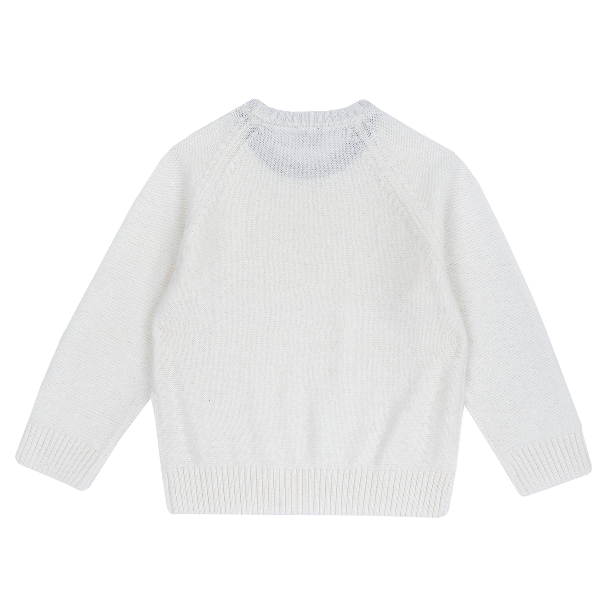 Pulover bebelusi Chicco tricotat, alb, 00020-69MC