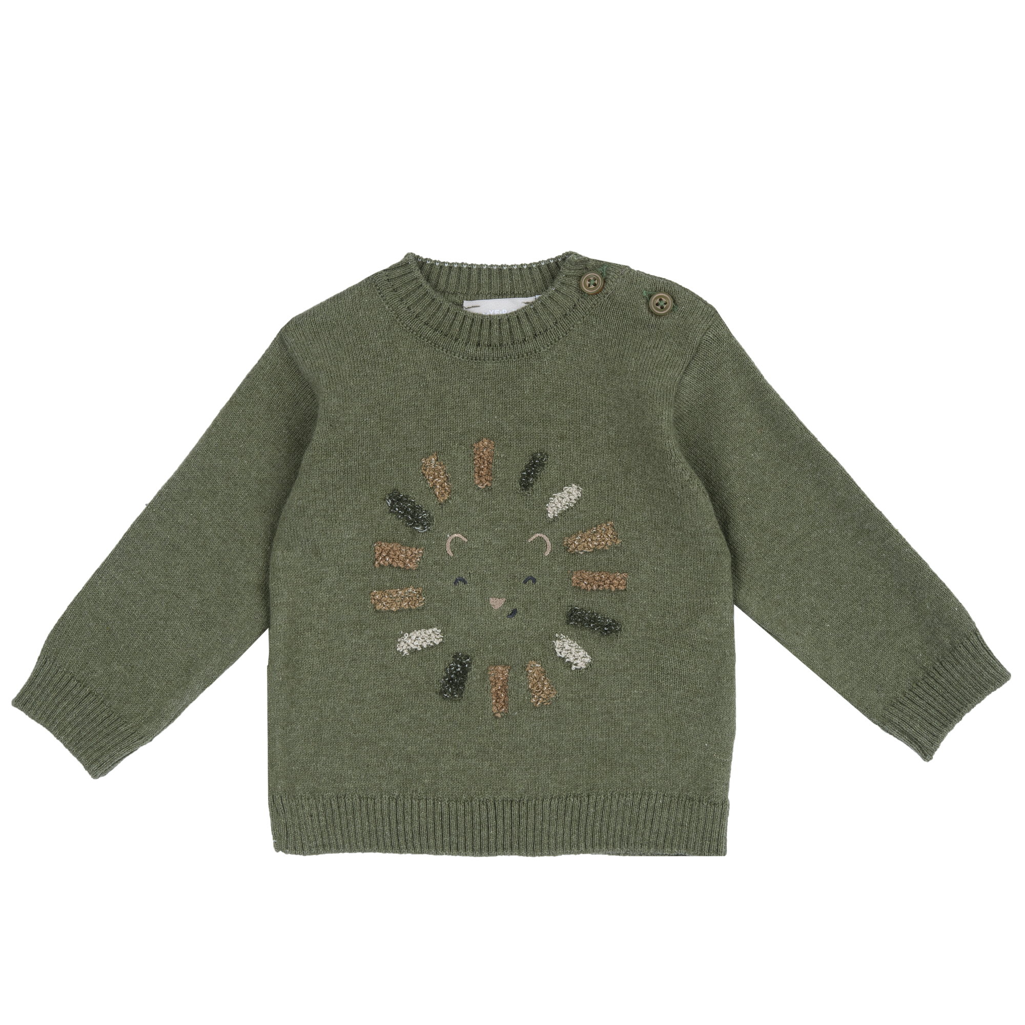 Pulover bebelusi Chicco tricotat, Verde, 00841-69MFCO