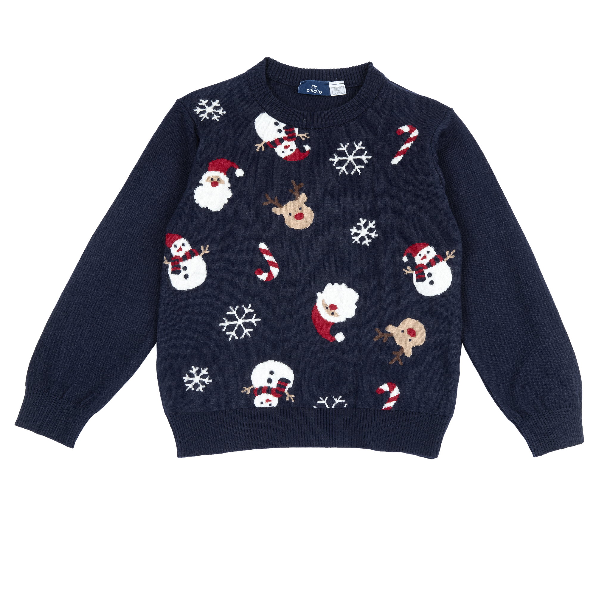 Pulover copii Chicco pentru Craciun, Albastru, 02428-71MC