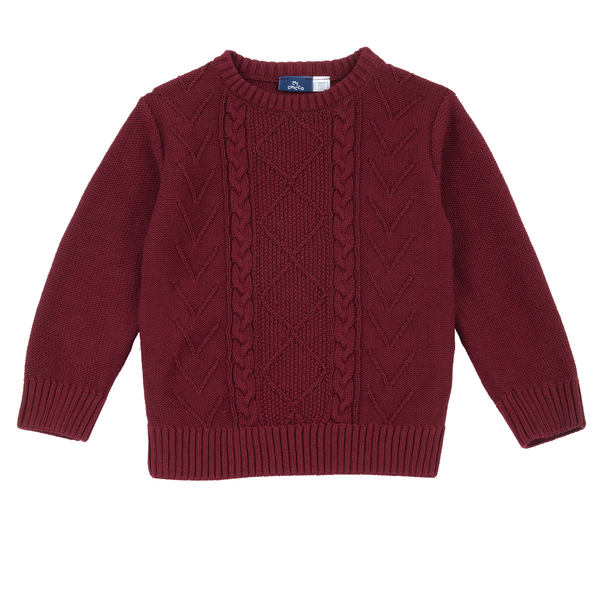 Pulover copii Chicco pentru Craciun, amestec lana, Rosu, 02429-71MC