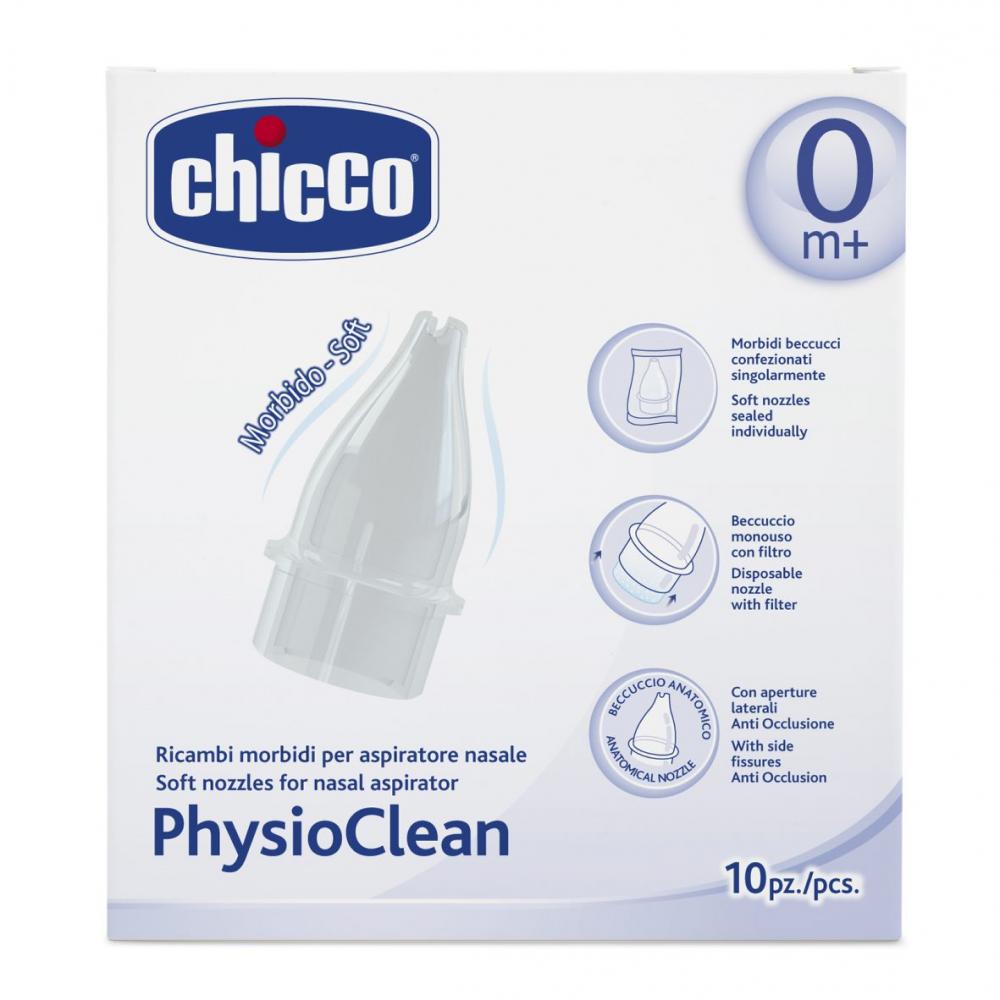Rezerva Chicco PhysioClean pentru aspirator nazal, 10buc. Accesorii igiena
