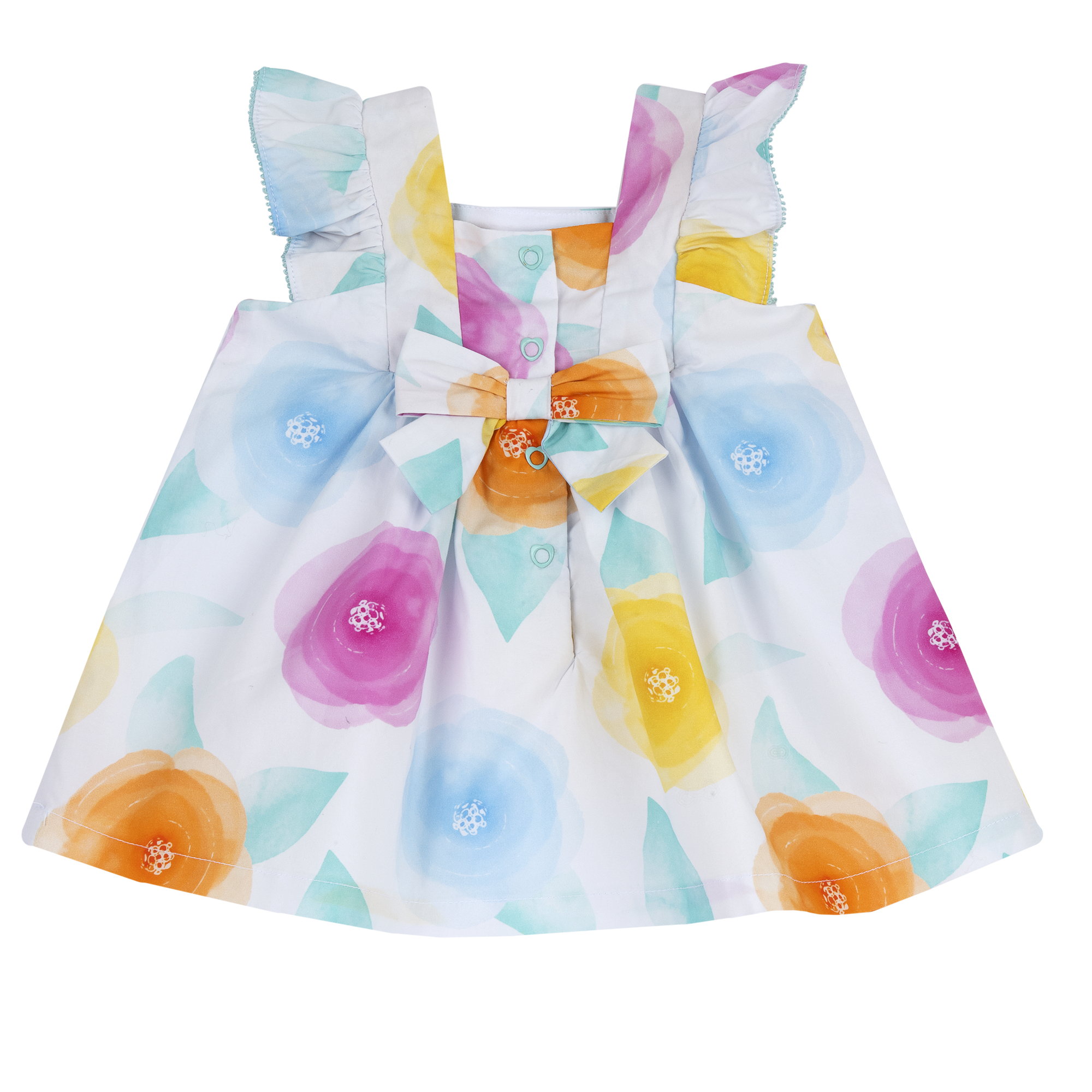 Rochie copii Chicco, alb cu mov, 11916-68MFCO