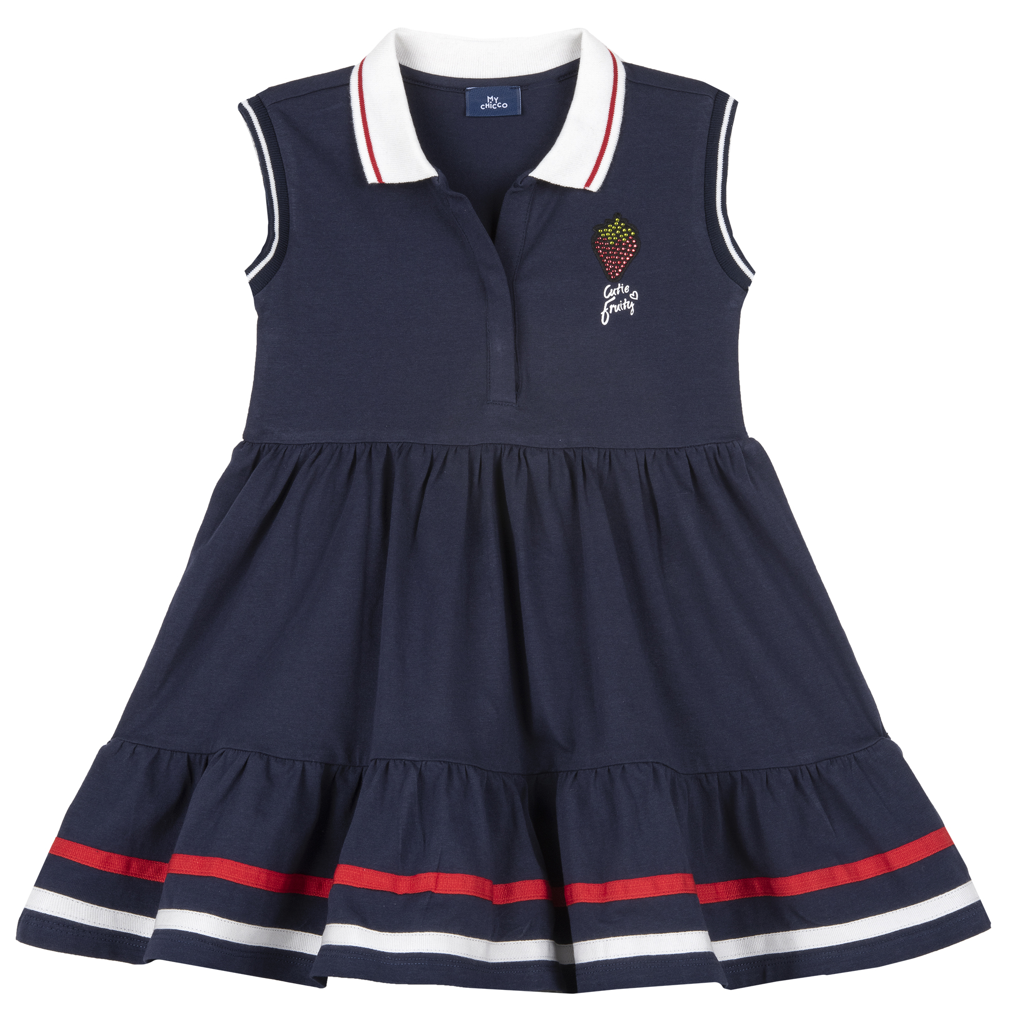 Rochie copii chicco, albastru inchis, 00313-62mc