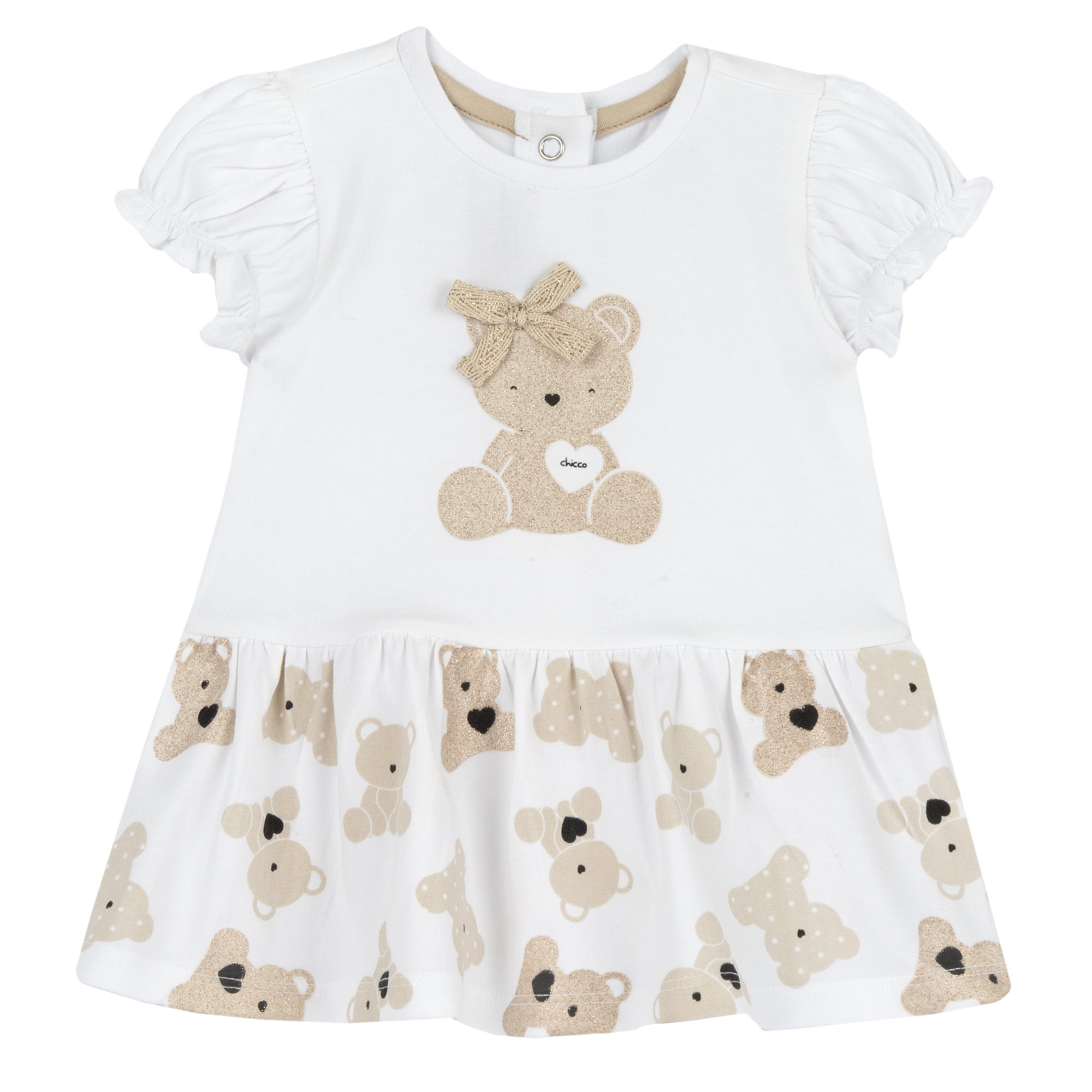 Rochie copii Chicco, crem, 16654-68MFCO