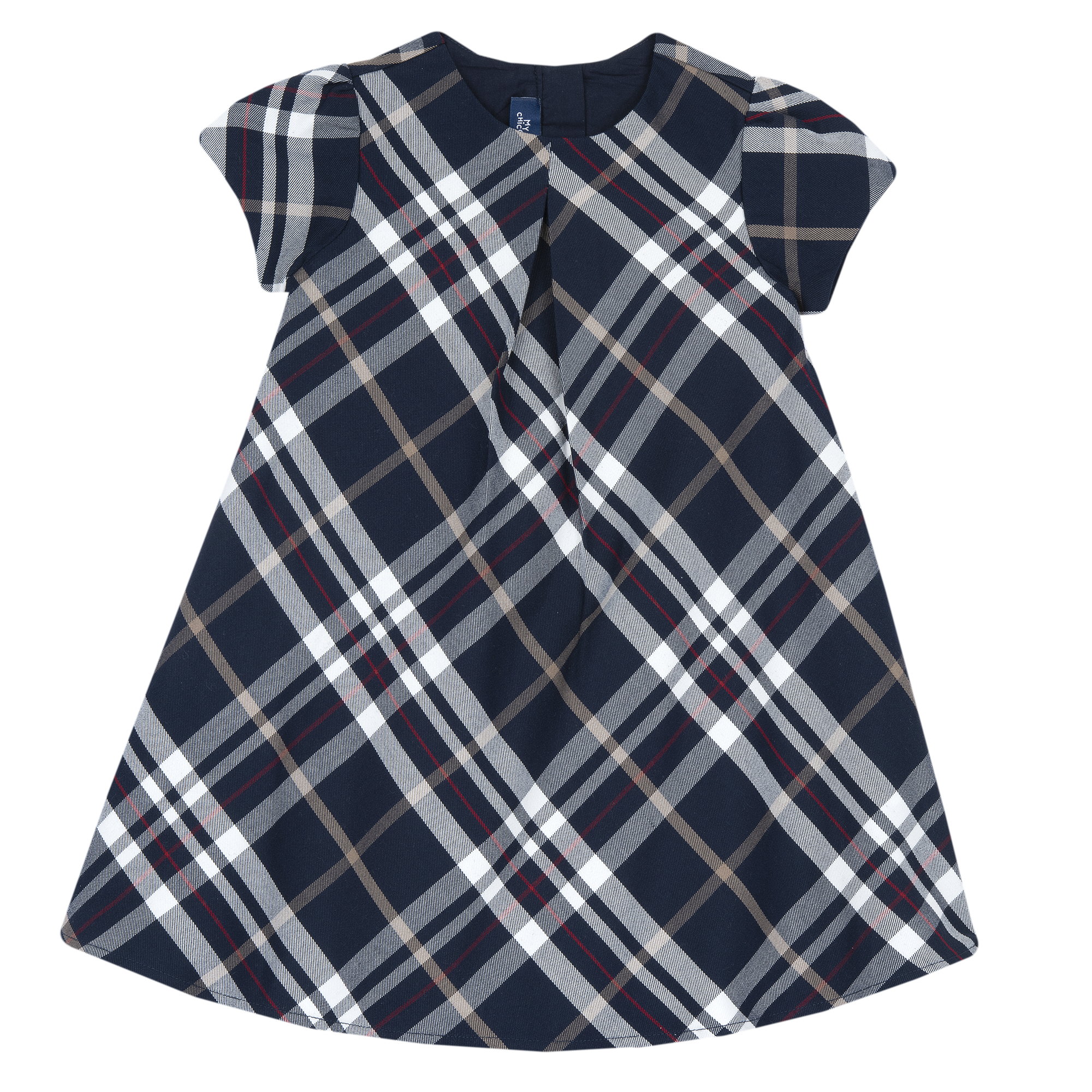 Rochie copii Chicco pentru Craciun, albastru inchis, 00851-69MC
