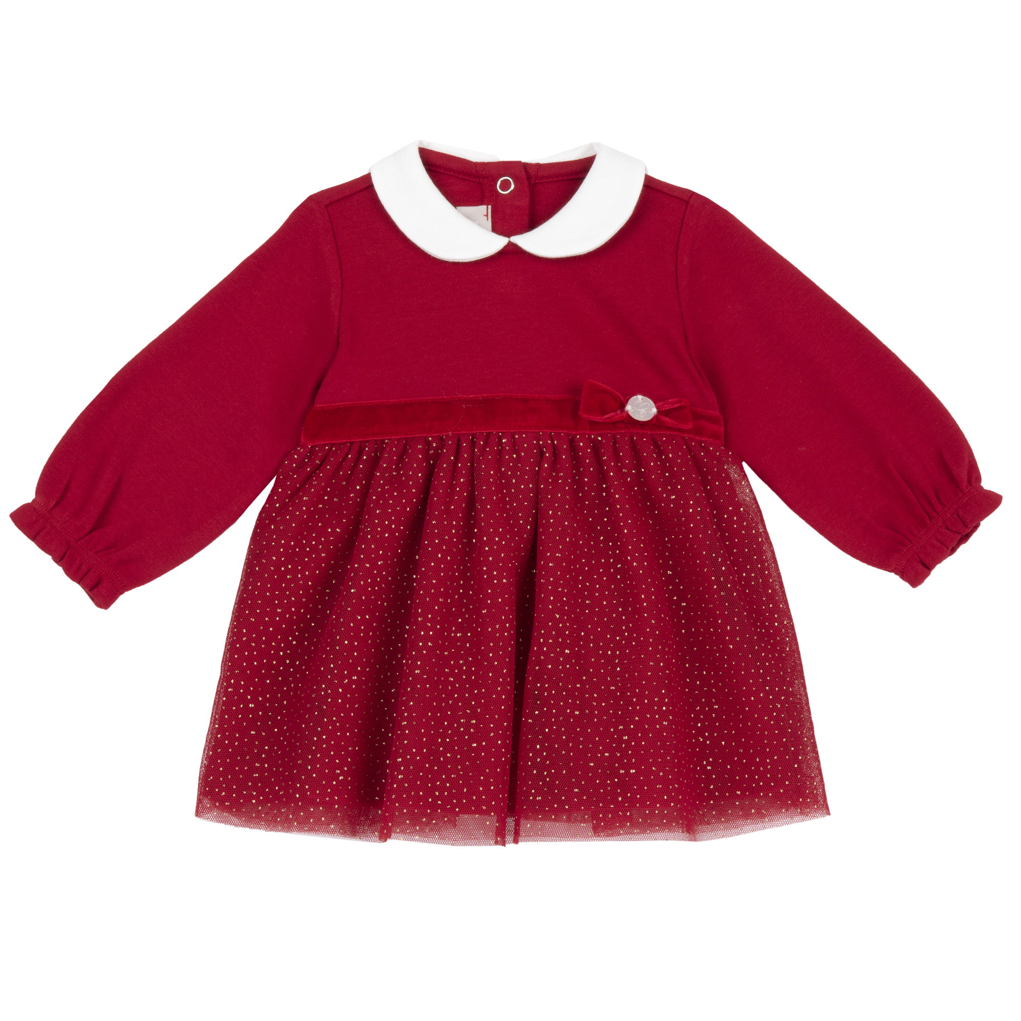 Rochie copii Chicco pentru Craciun, Rosu, 03053-71MFCI