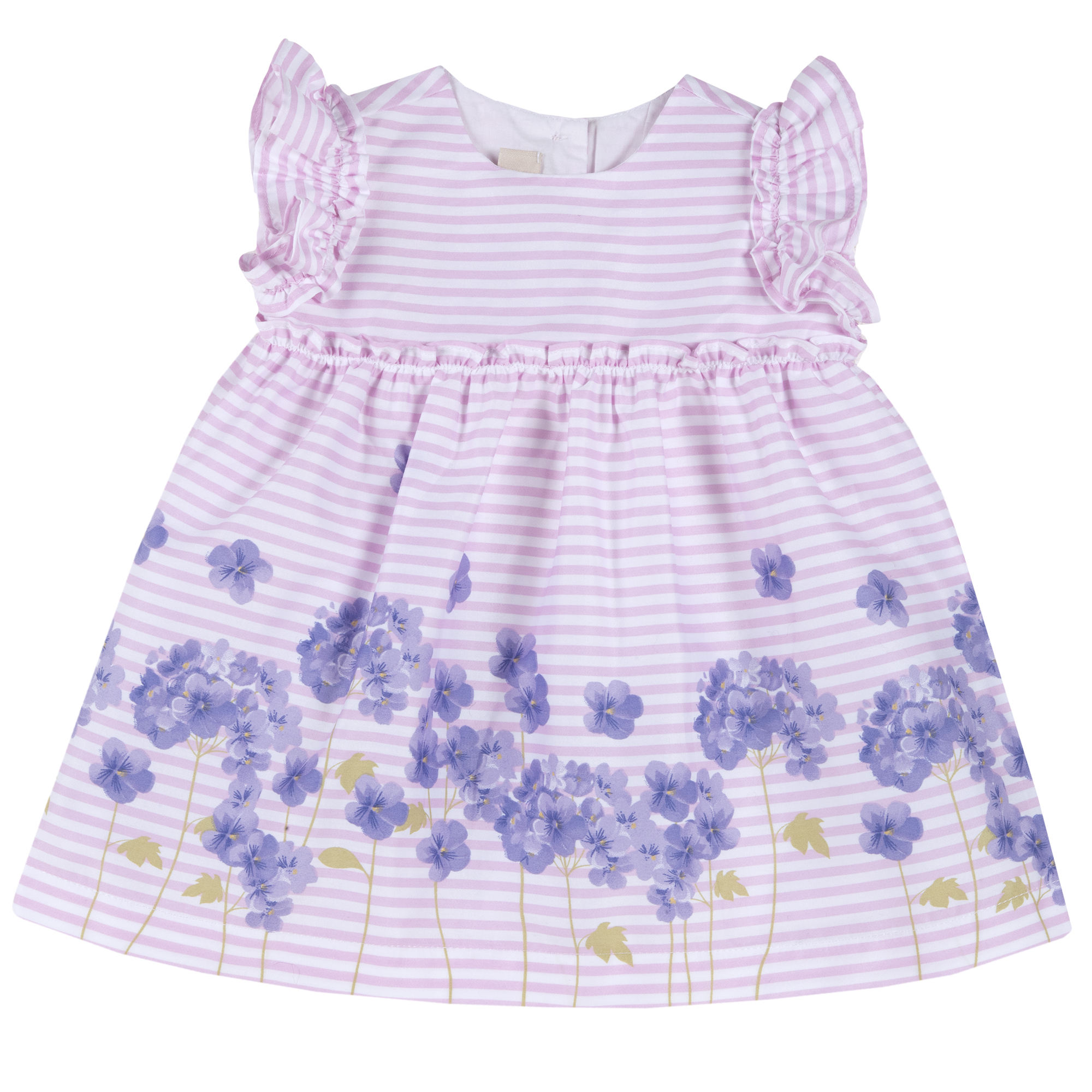 Rochita copii chicco, satin, roz cu model, 03849