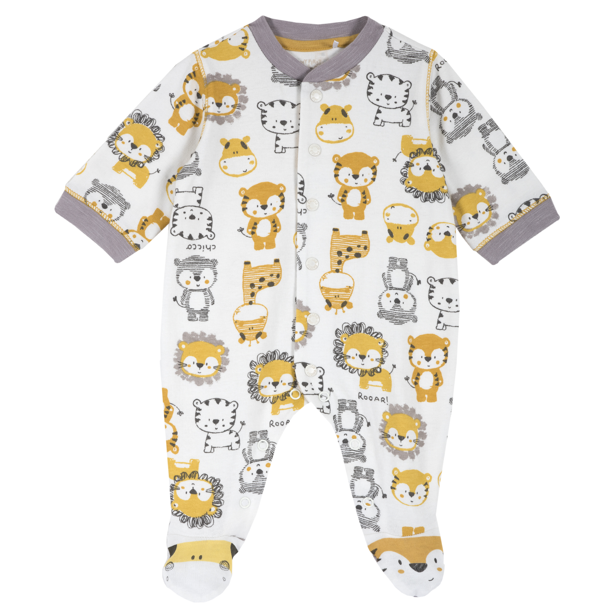 Salopeta bebe cu botosei Chicco, multicolor, 21905