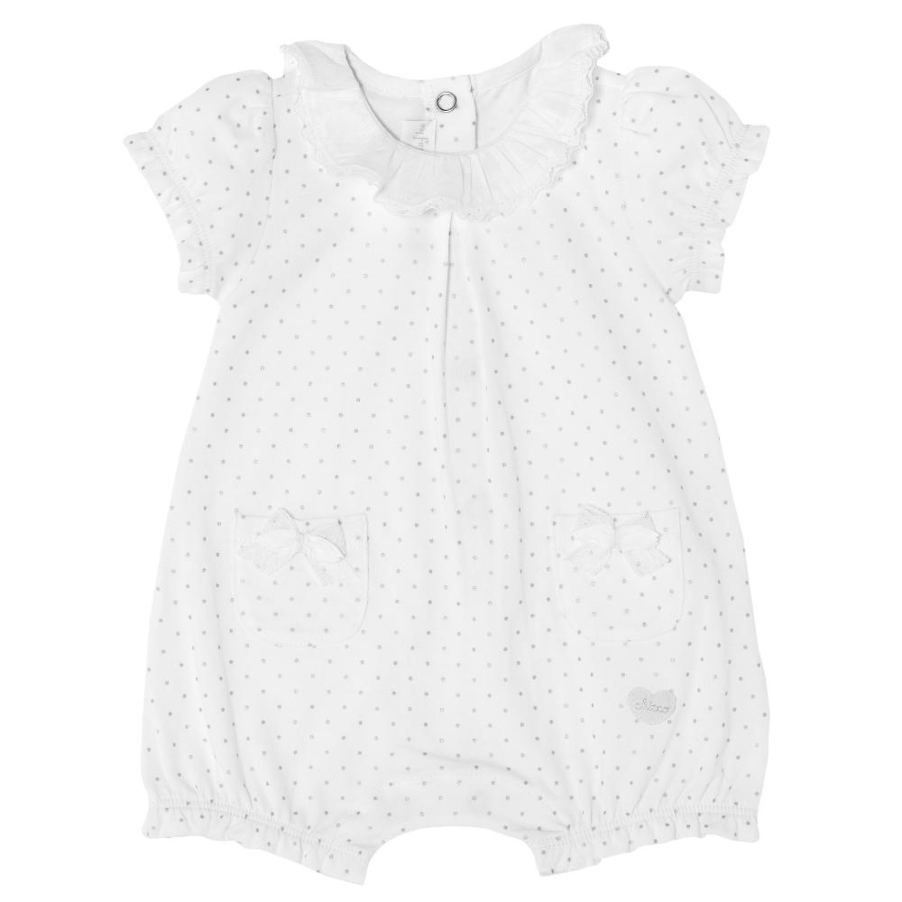 Salopeta bebelusi Chicco, fetite, alb, 50700