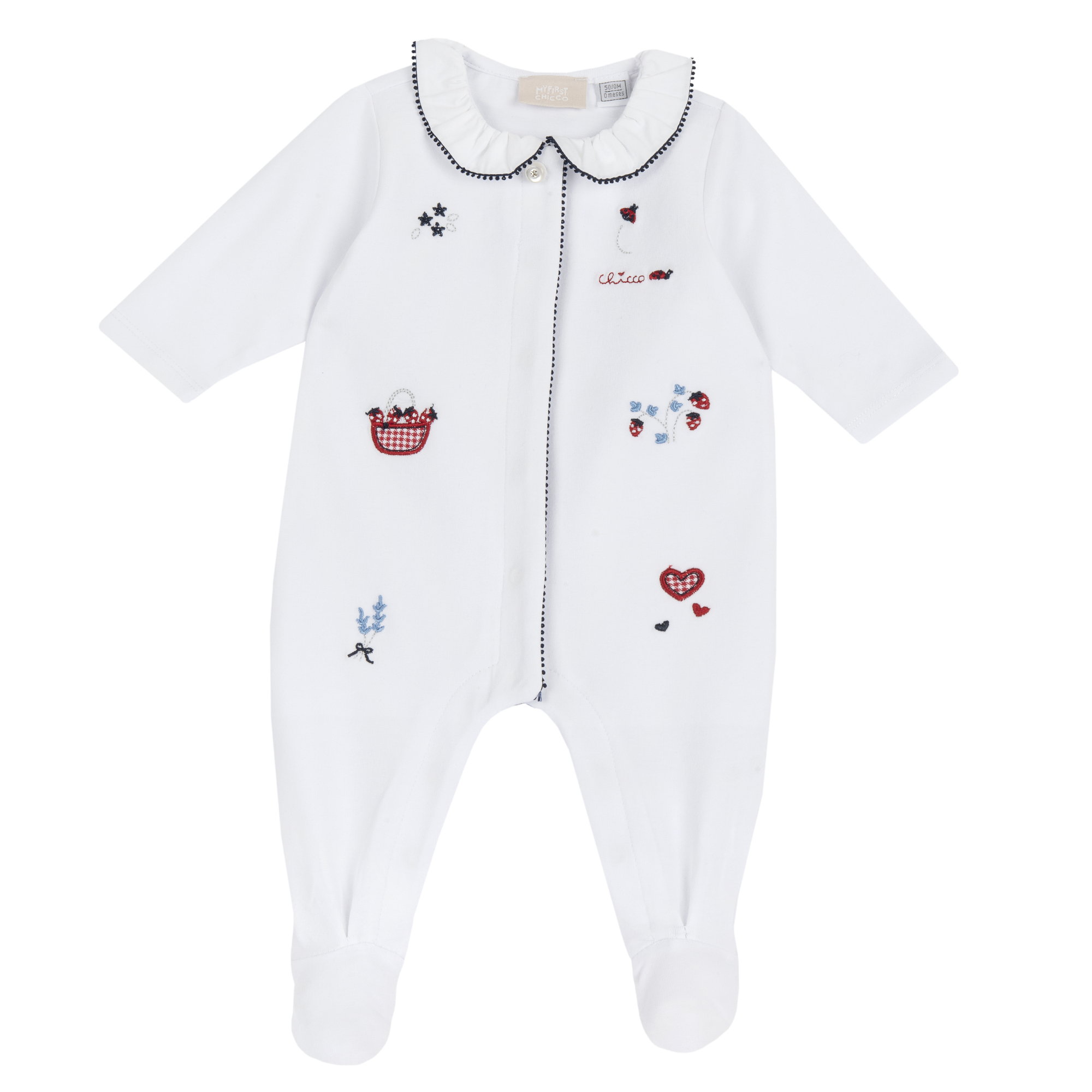 Salopeta bebelusi Chicco, crem, 27260-68MFCI