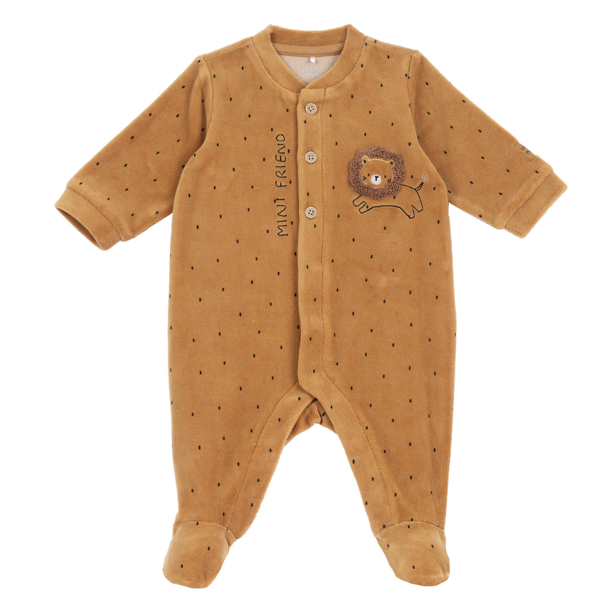 Salopeta bebelusi Chicco din velur, Galben, 02795-71MFCI