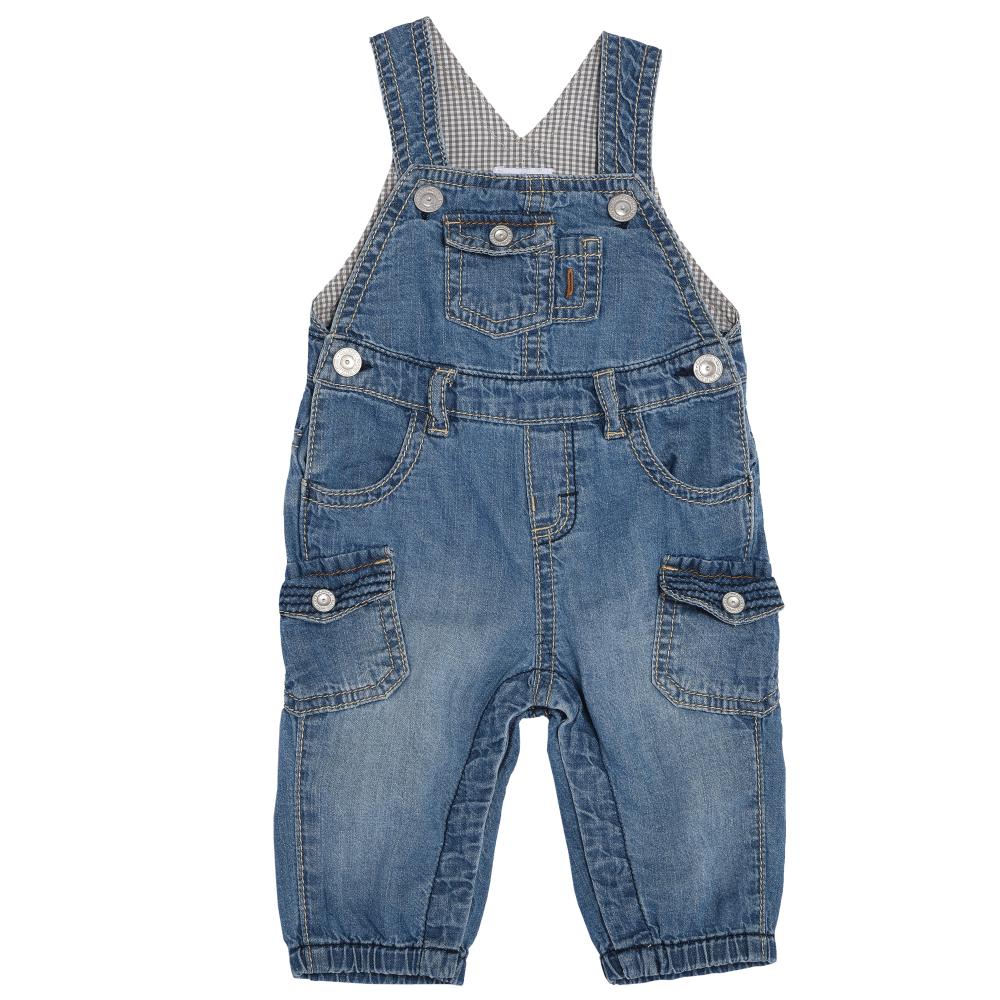 Salopeta bebelusi Chicco, cu bretele, denim, 95517