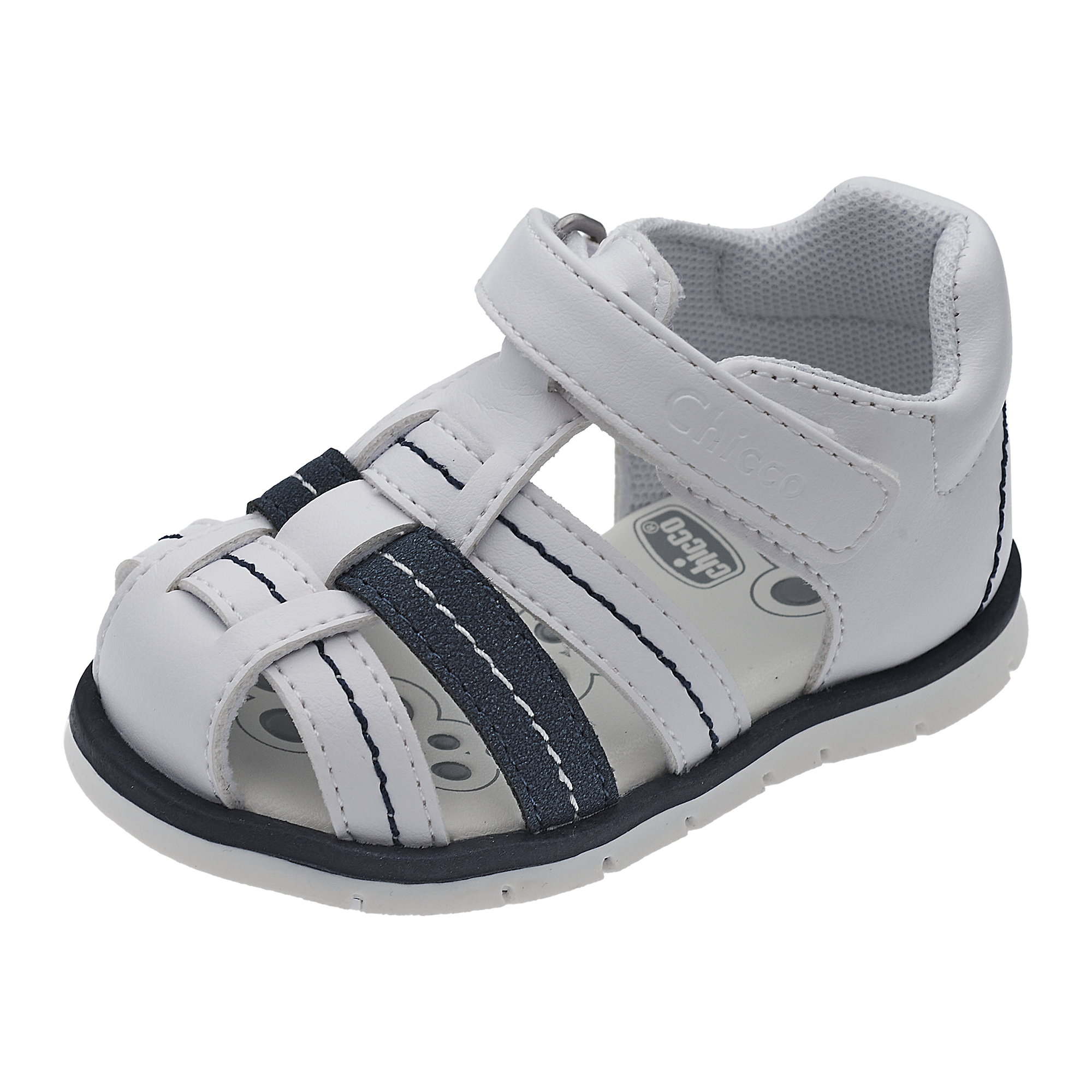Sandale copii Chicco Ferer, alb, 73017-68P